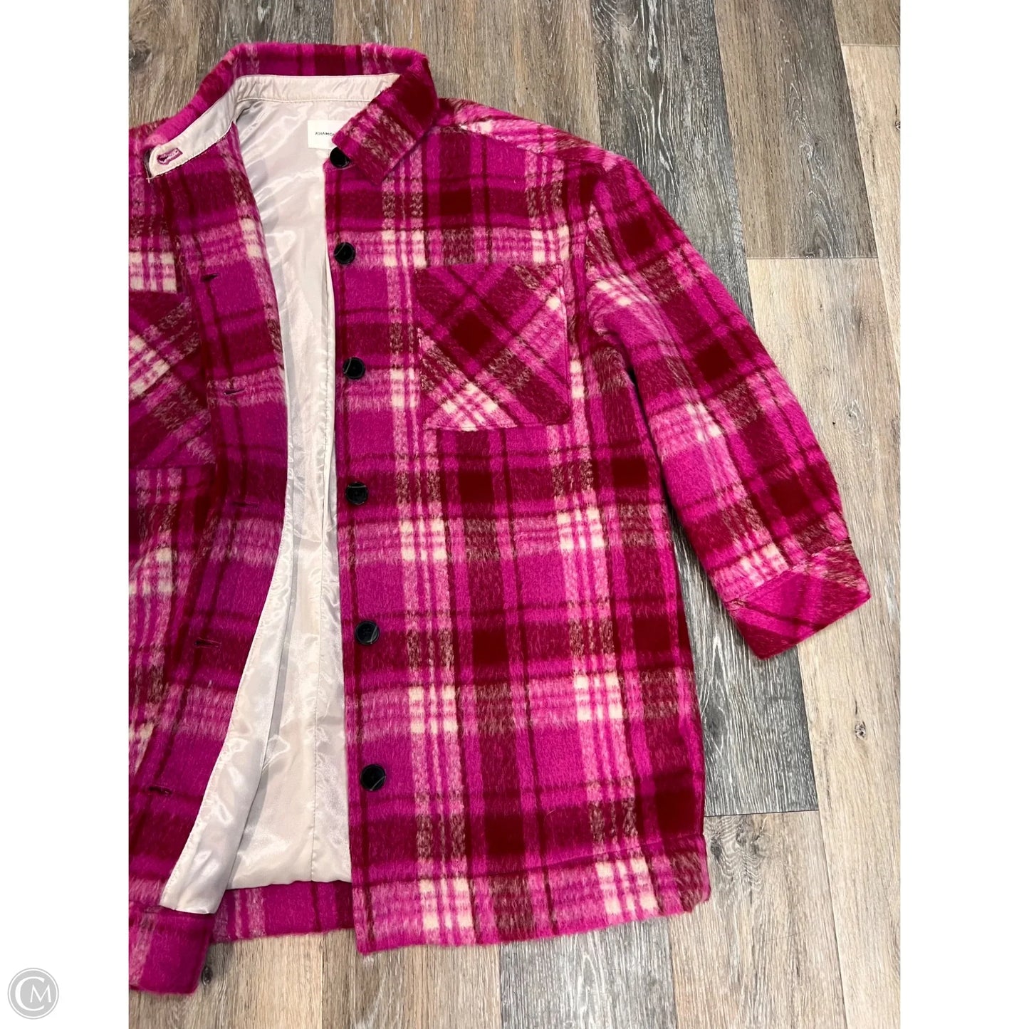 Jacket Shirt By 7 Diamonds In Plaid Pattern, Size: Xl