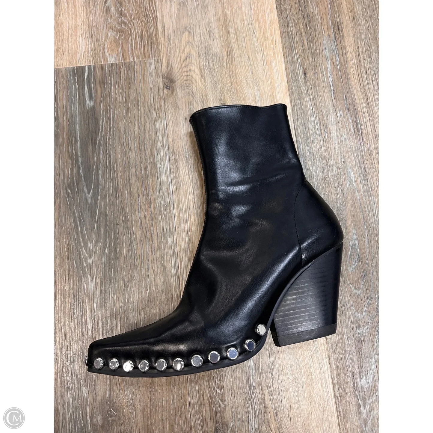 Boots Ankle Heels By Jeffrey Campbell In Black, Size: 9.5