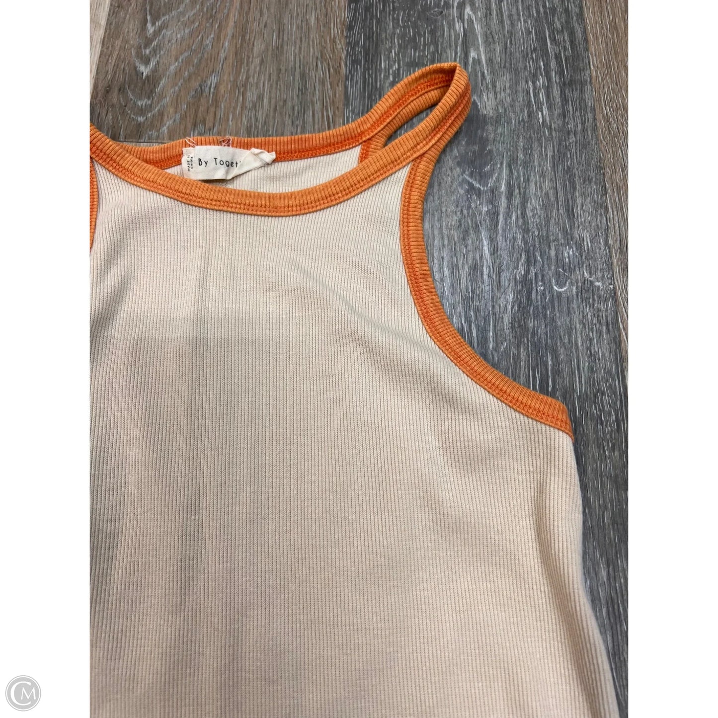 Tank Top By By Together In Cream, Size: S