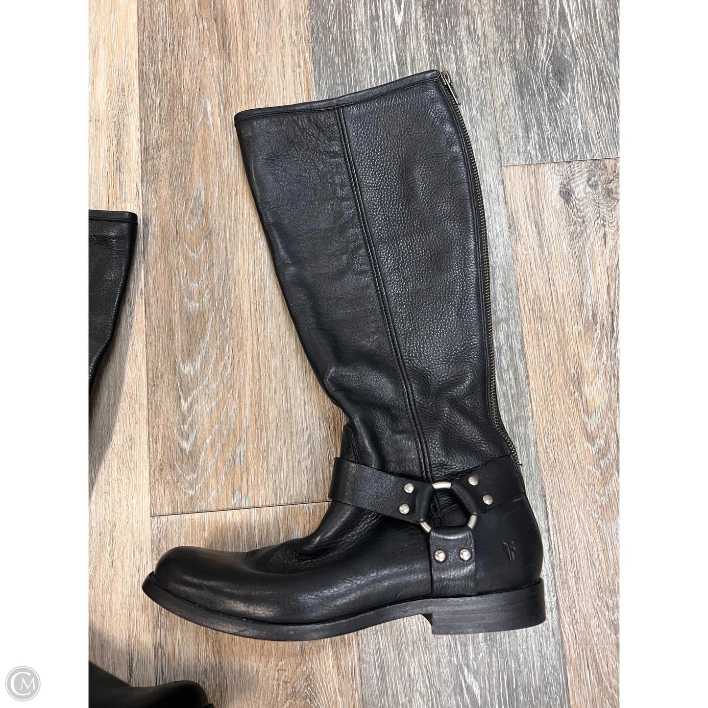 Boots Designer By Frye In Black, Size: 8