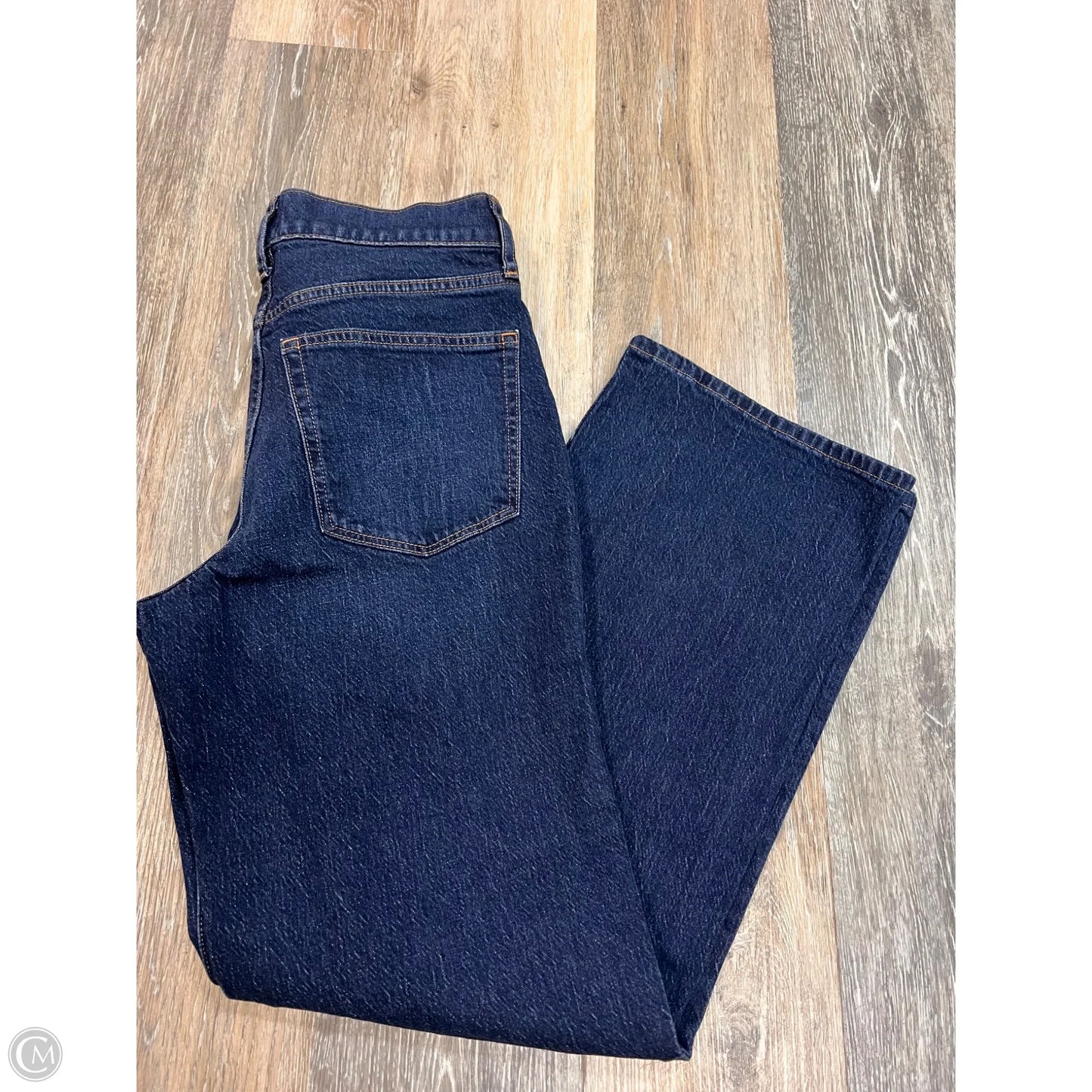 Jeans Wide Leg By J. Crew In Blue Denim, Size: 2/26