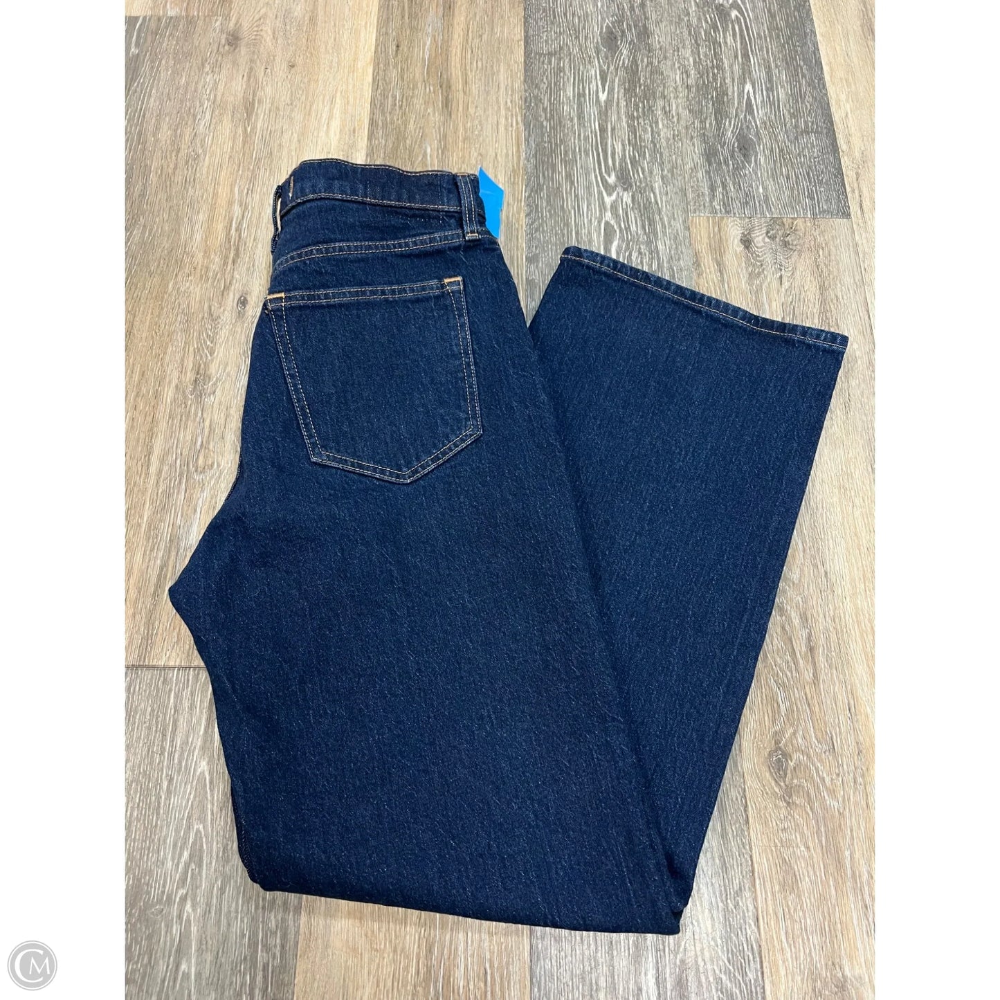 Jeans Straight By Abercrombie And Fitch In Blue Denim, Size: 8