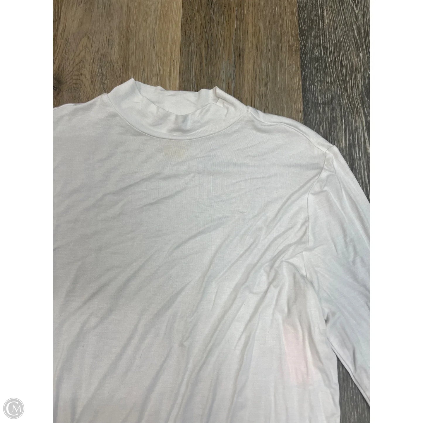 Top Long Sleeve By Wonder Wink In White, Size: S