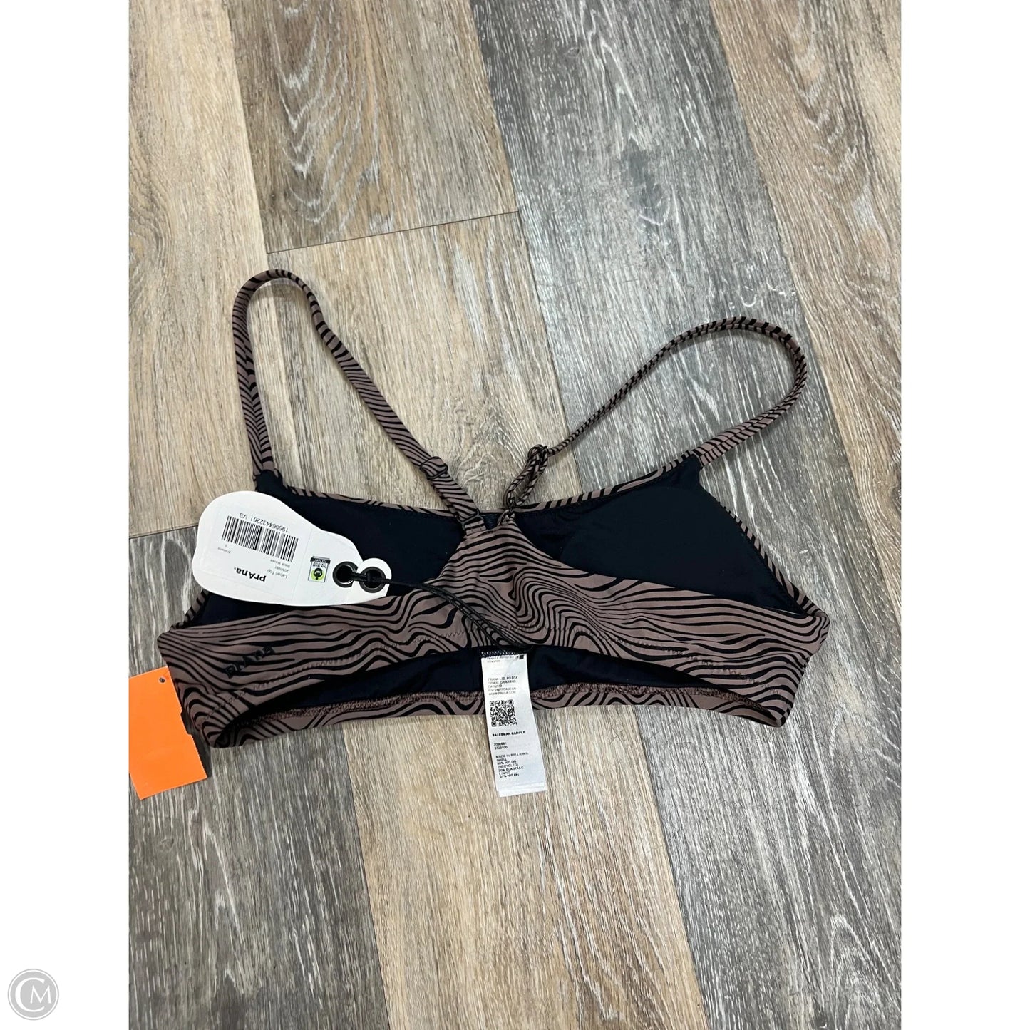 Swimsuit Top By Prana In Brown, Size: S
