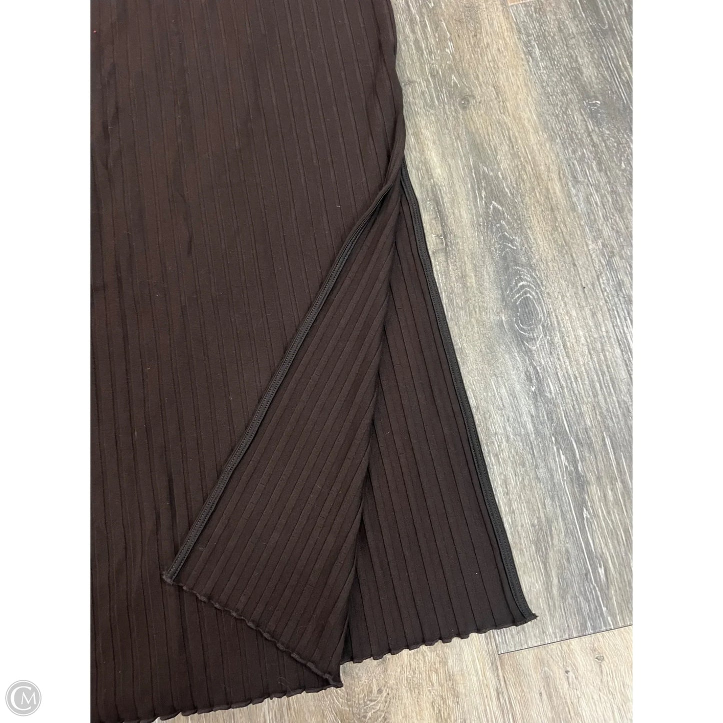 Skirt Midi By Banana Republic In Brown, Size: Xl