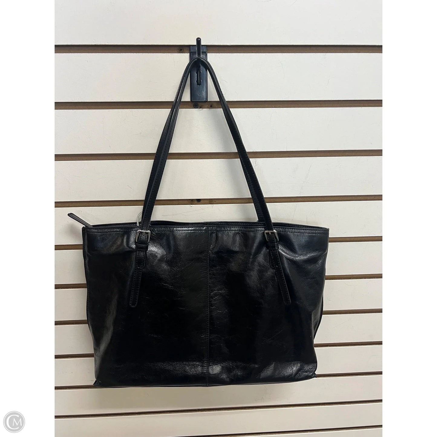 Handbag Leather By Hobo Intl, Size: Medium