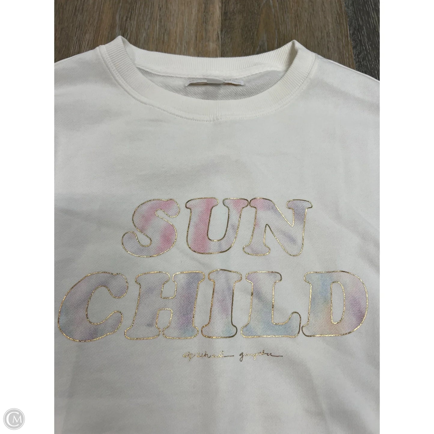 Athletic Sweatshirt Crewneck By Spiritual Gangster In White, Size: M