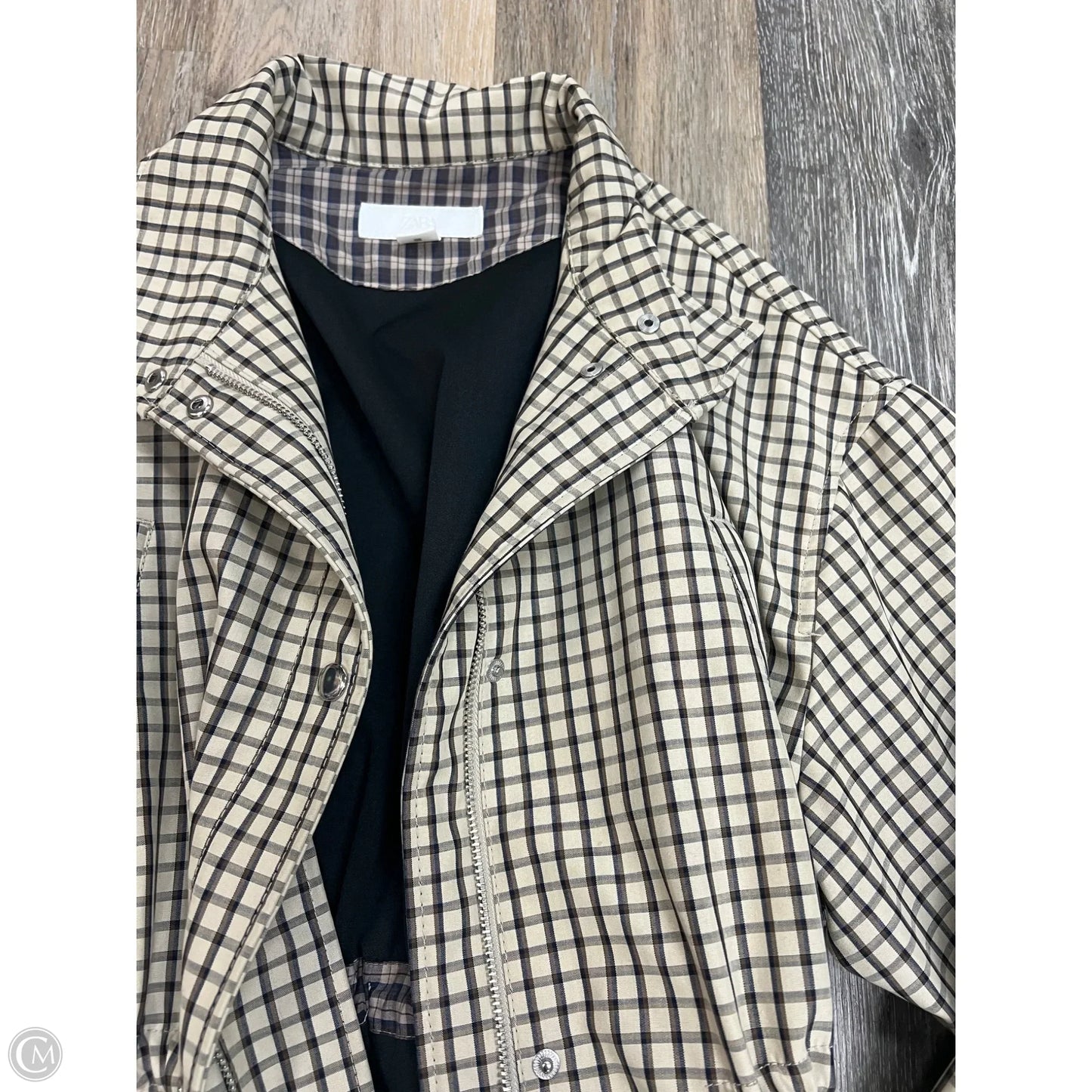 Jacket Other By Zara In Plaid Pattern, Size: S
