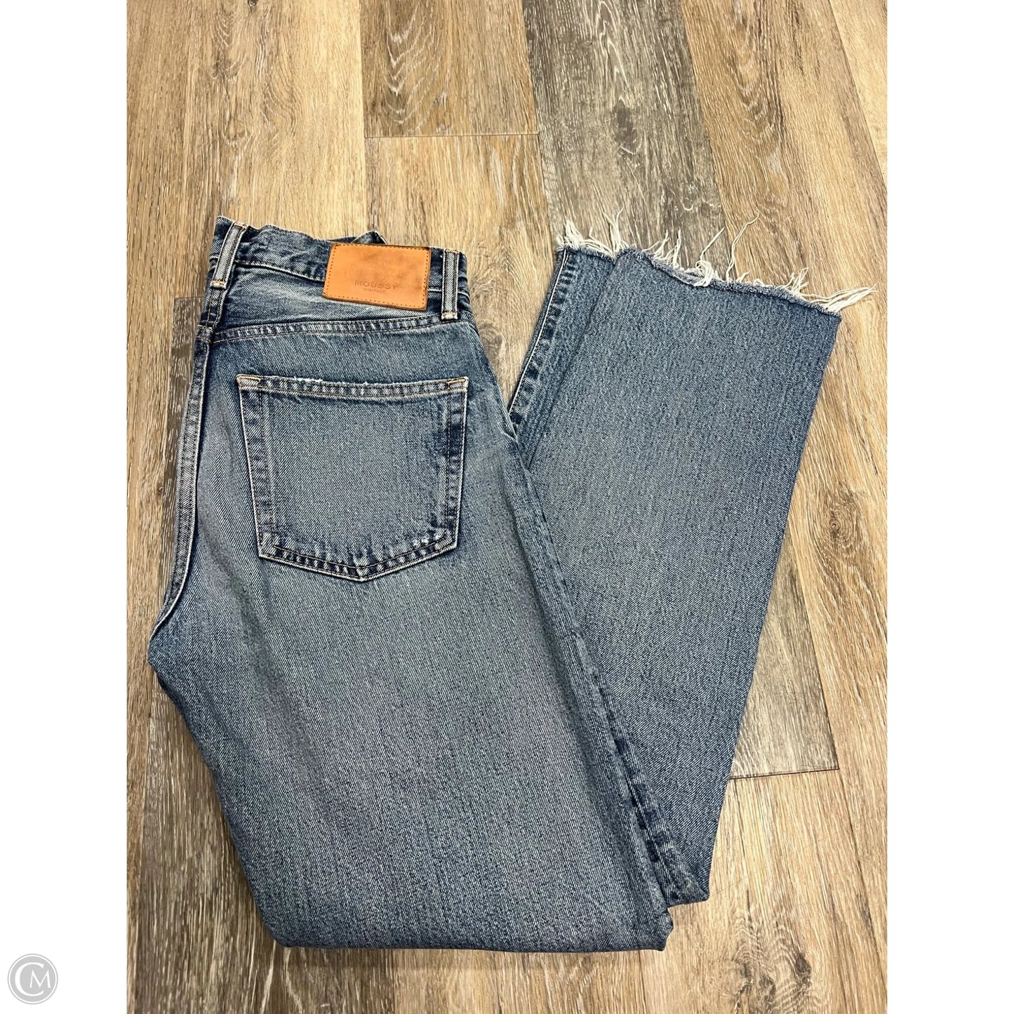 Jeans Straight By Moussy In Blue Denim, Size: 2/26