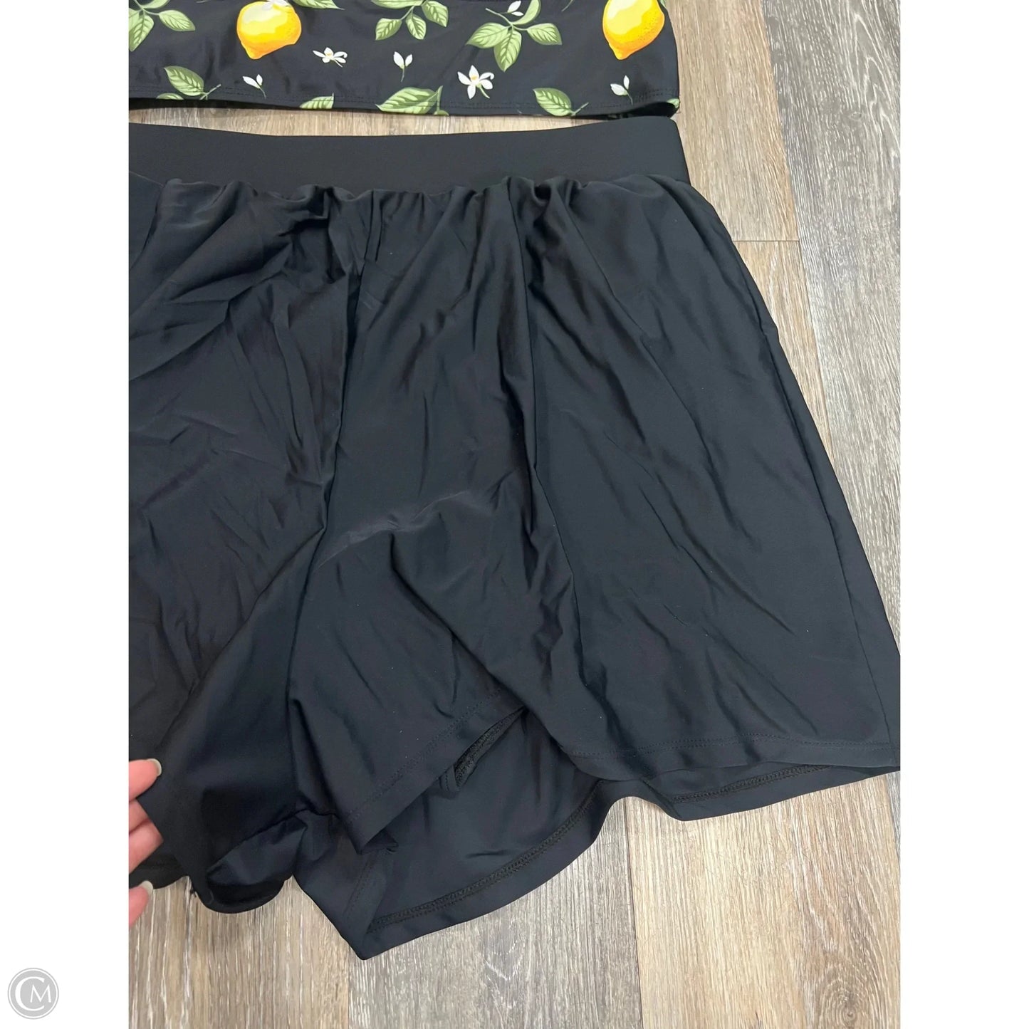 Swimsuit 2pc By Bloomchic In Black, Size: 1x