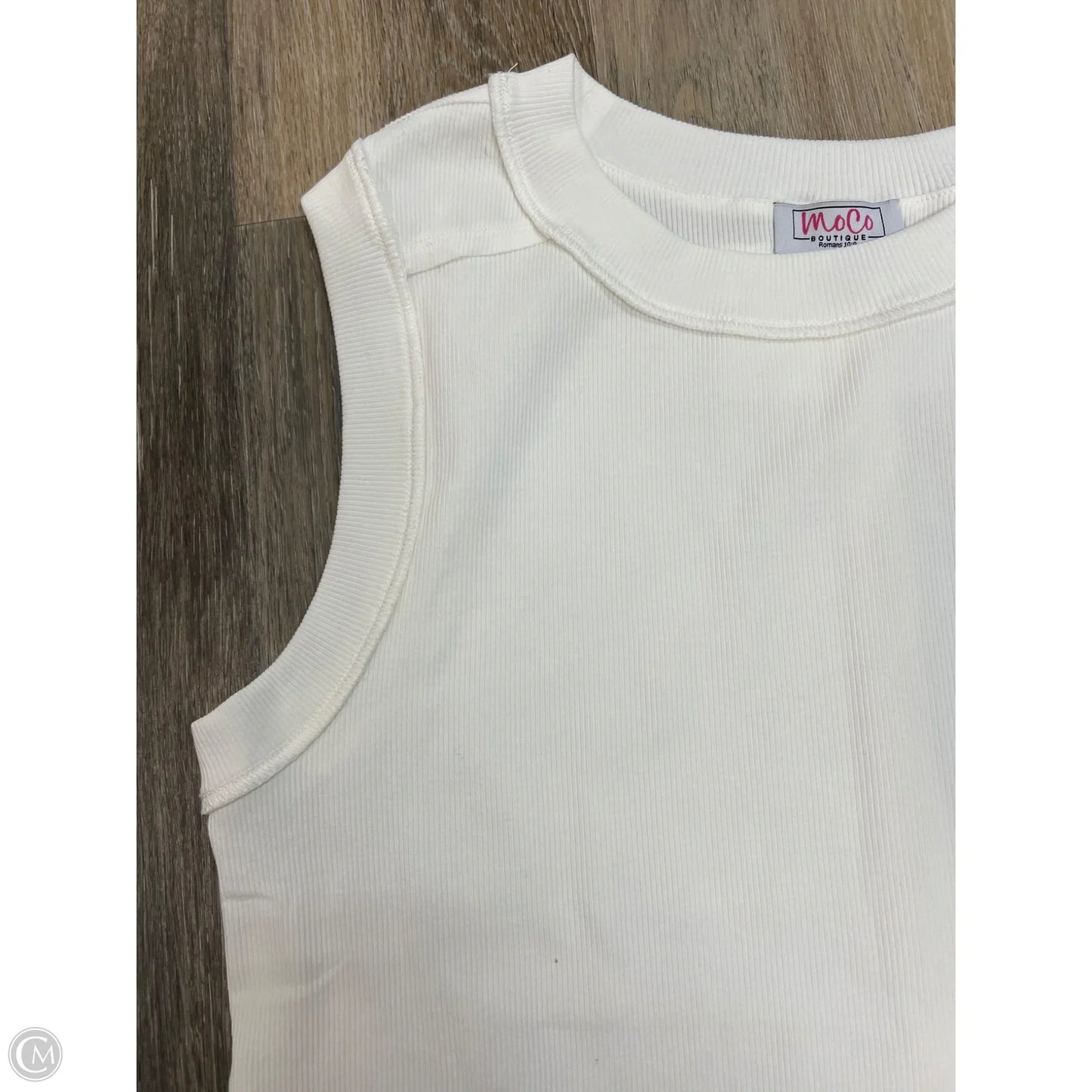 Tank Top By MoCo In White, Size: Xl