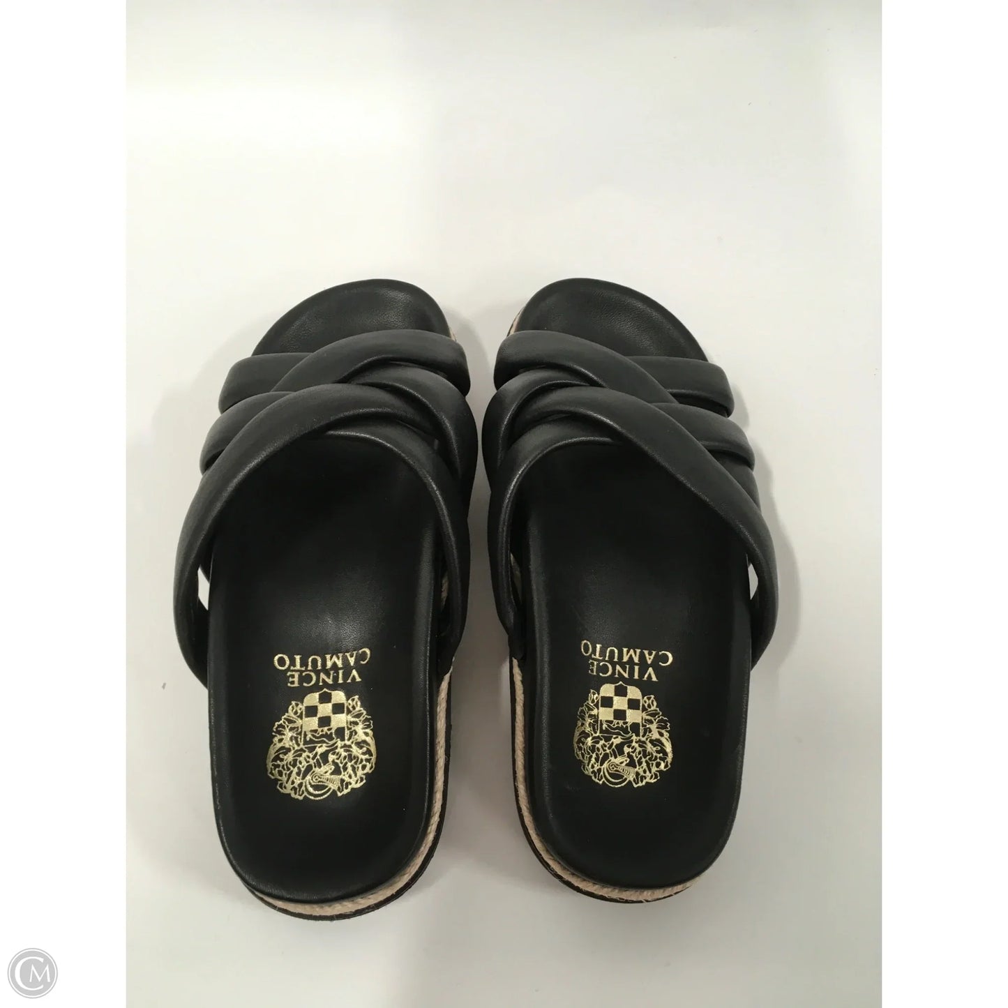 Sandals Flats By Vince Camuto In Black, Size: 6