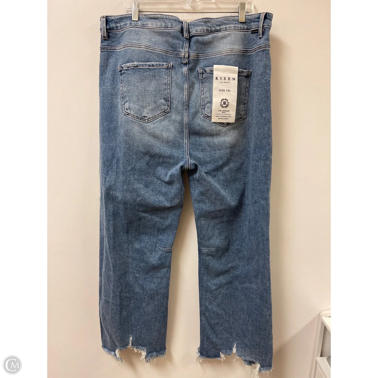 Jeans Boyfriend By Risen In Blue Denim, Size: 22