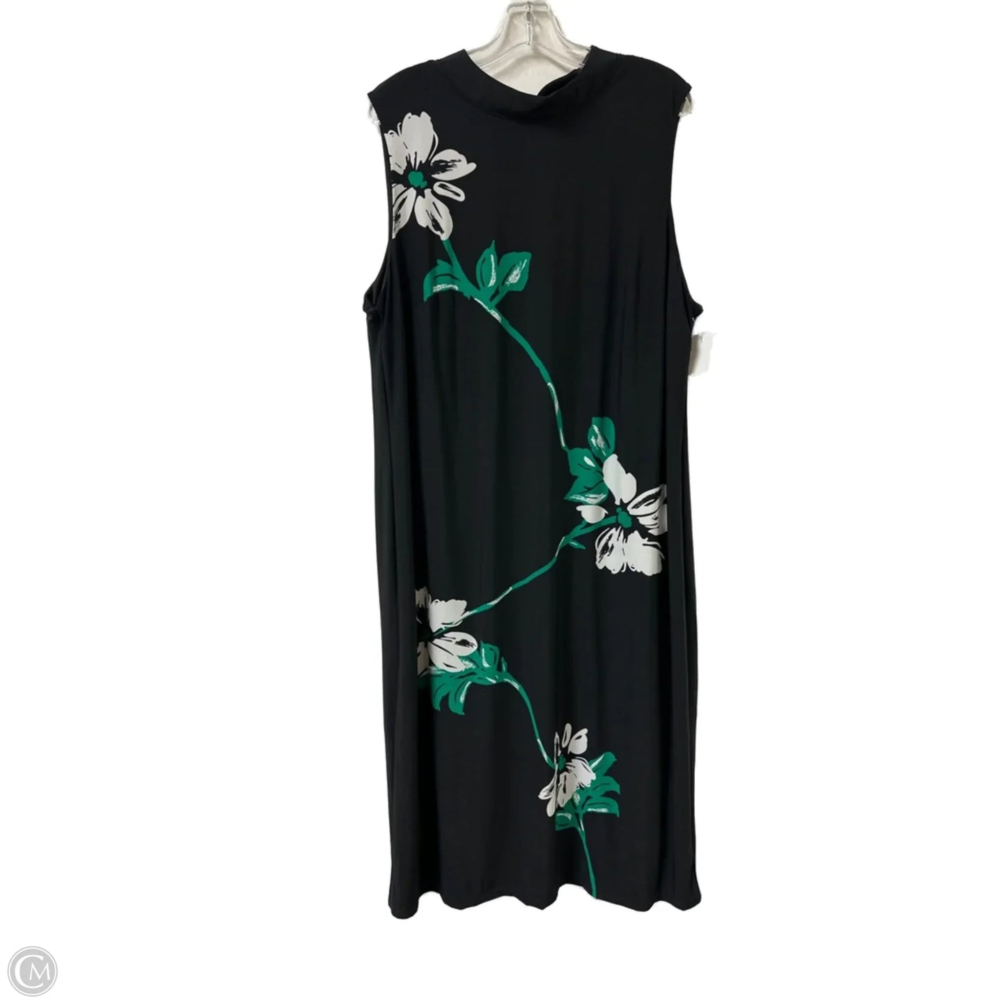 Dress Casual Midi By Cato In Black, Size: 3x