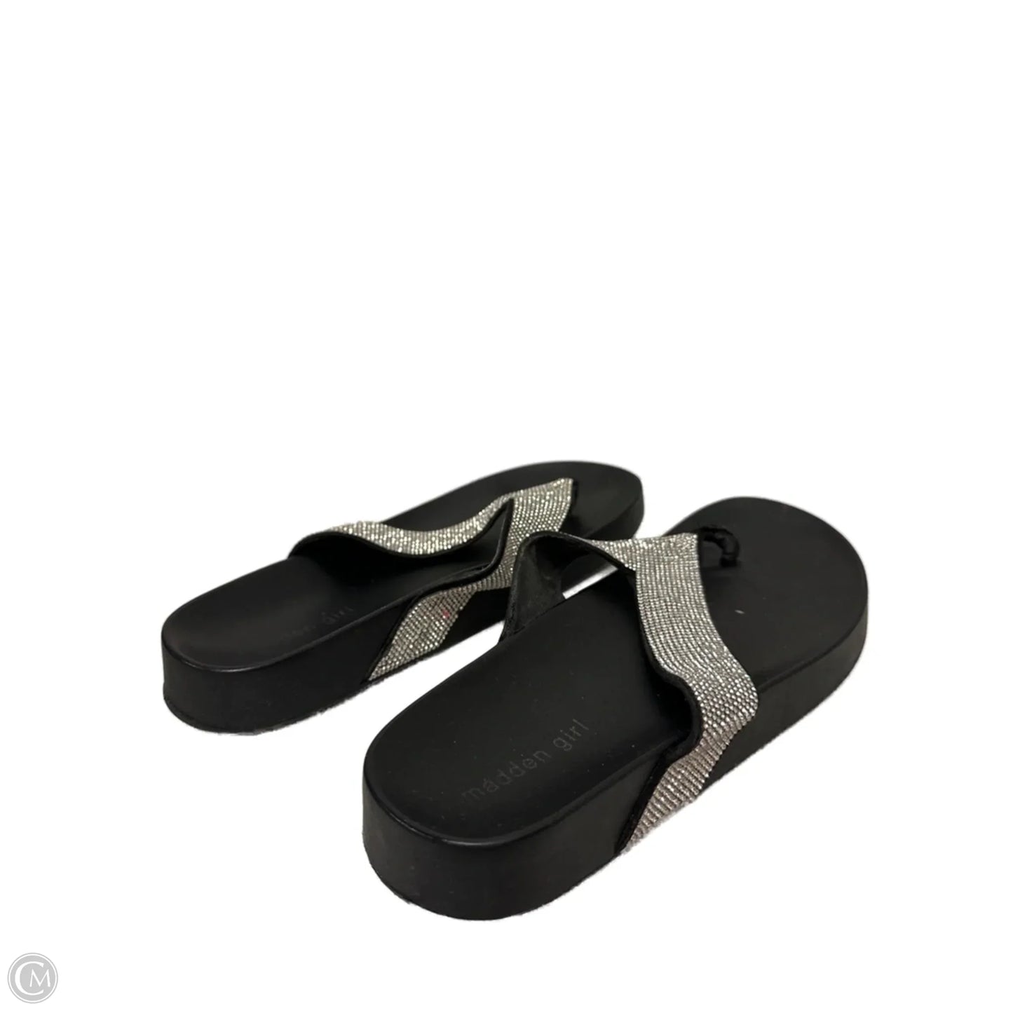 Sandals Flats By Madden Girl In Black, Size: 10