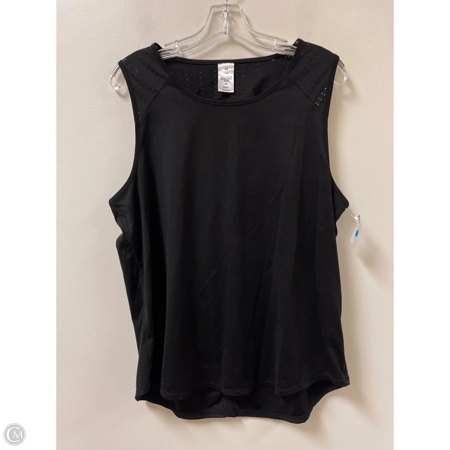 Athletic Tank Top By Members Mark In Black, Size: Xl