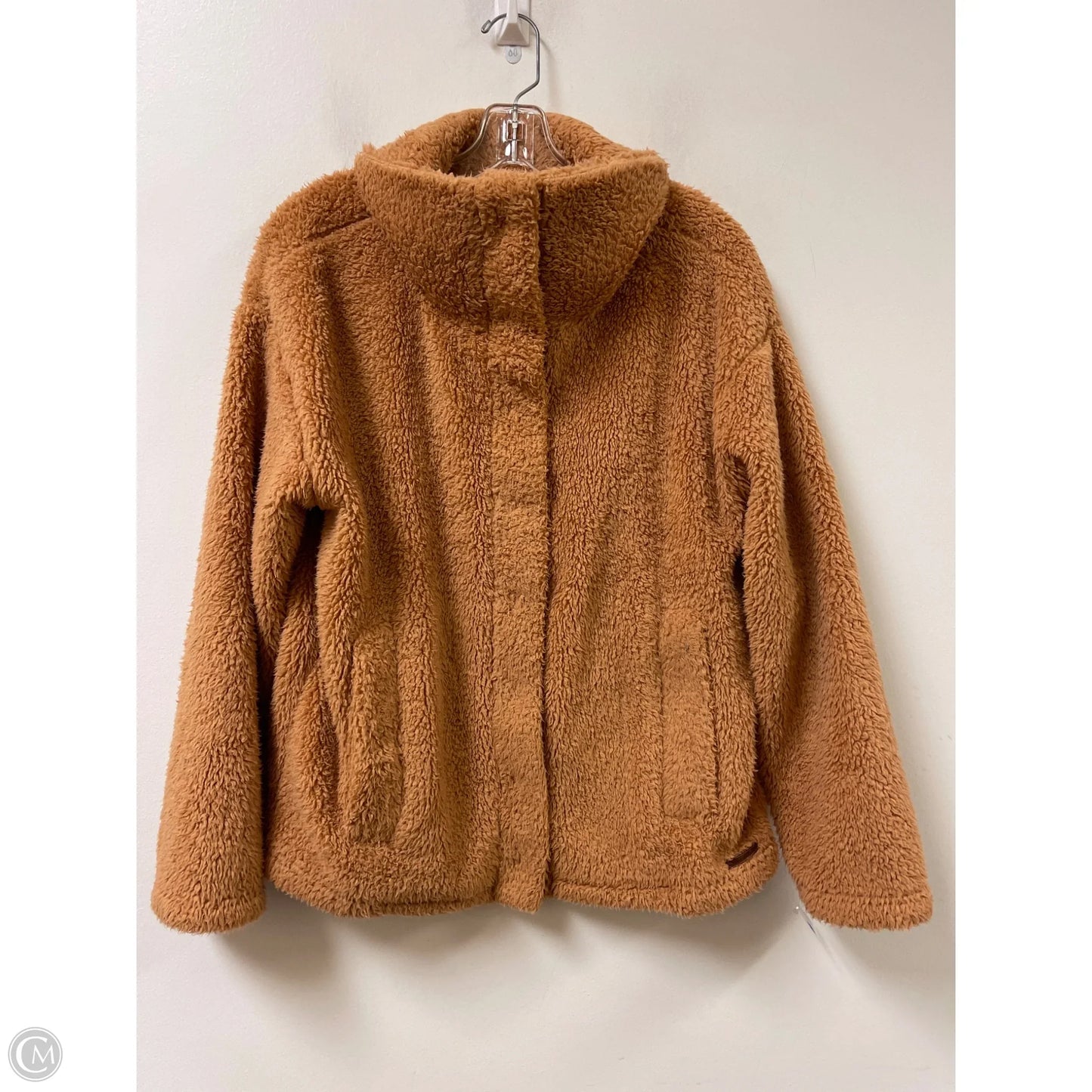 Coat Faux Fur & Sherpa By Billabong In Tan, Size: S
