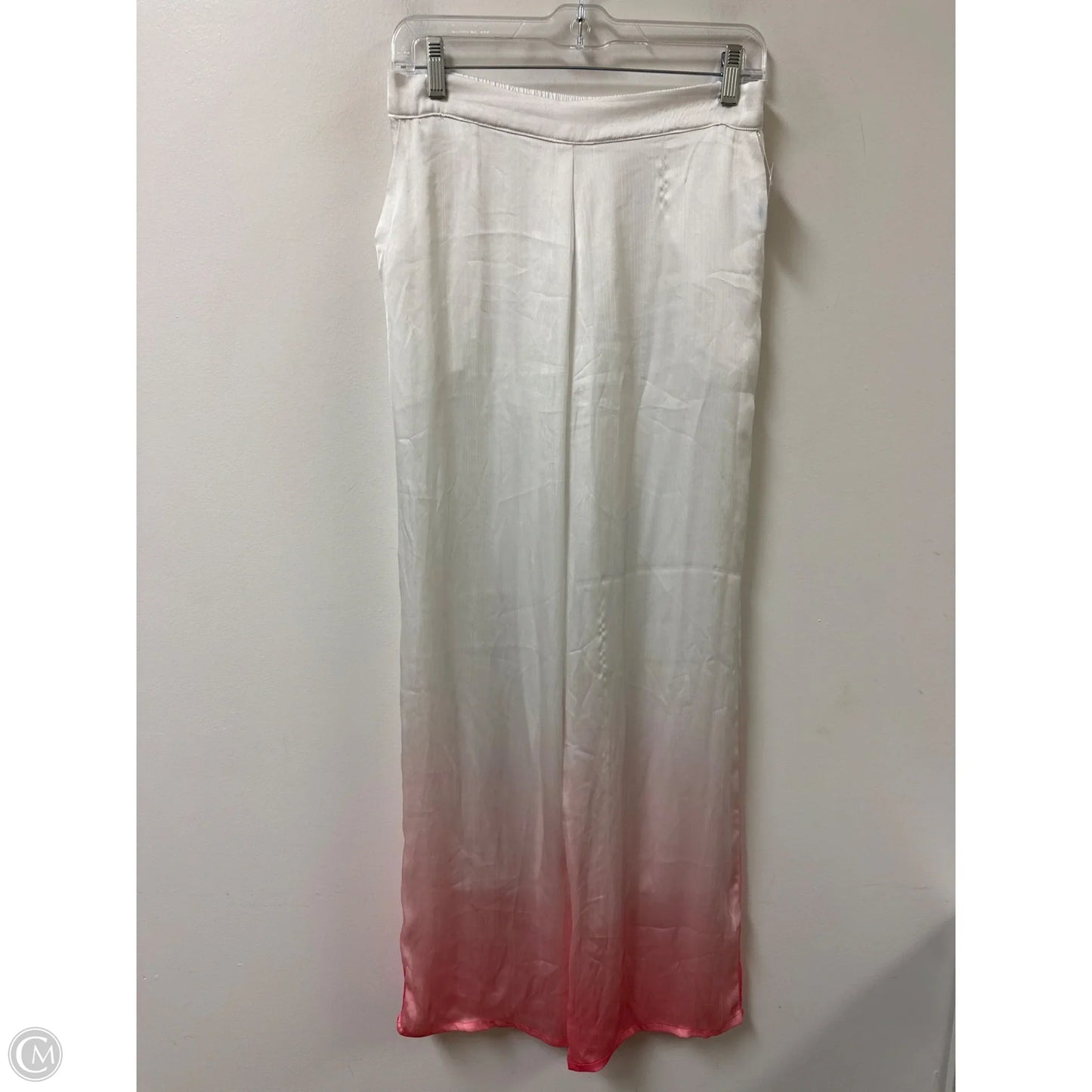 Pants Lounge By Clothes Mentor In Pink & White, Size: 14