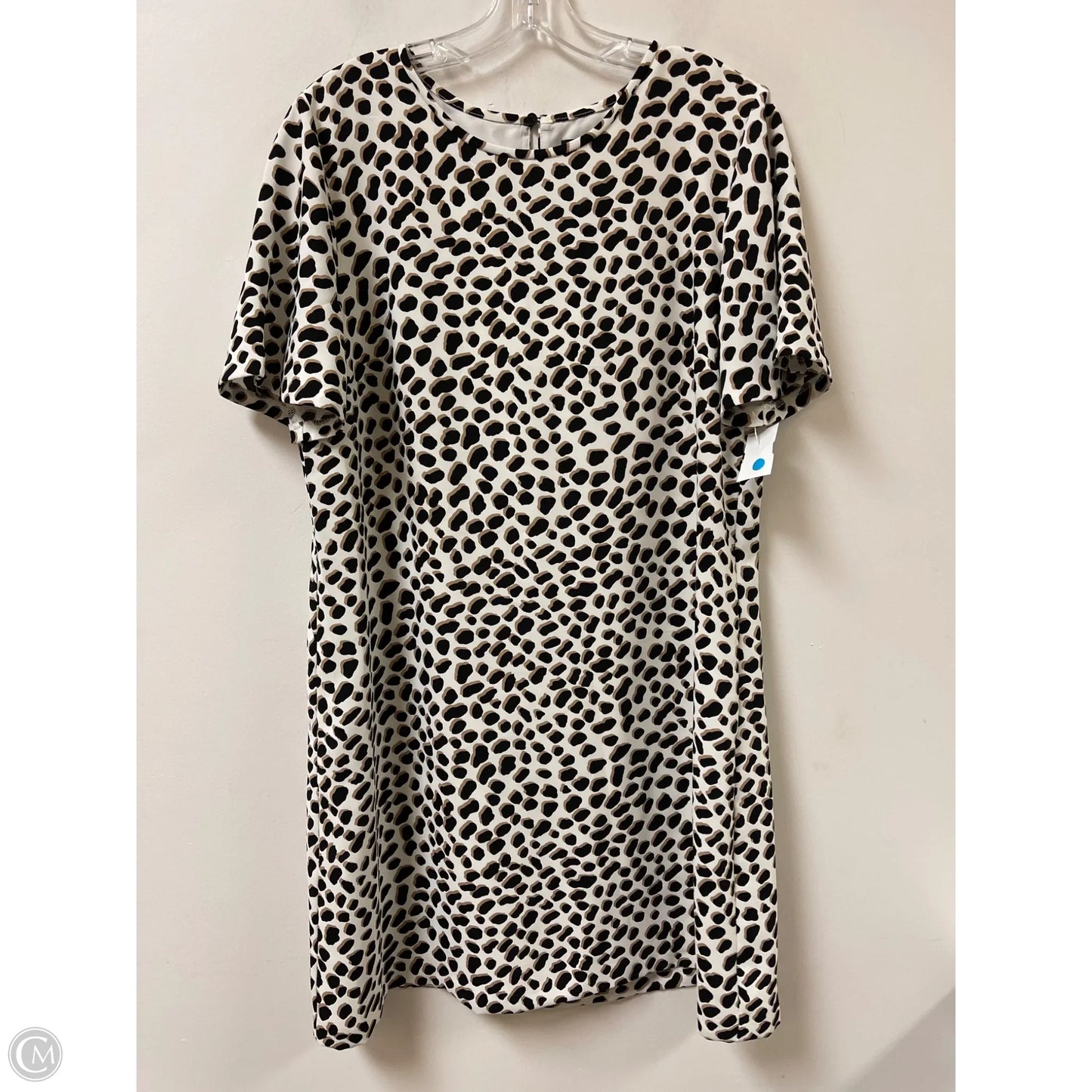 Dress Casual Midi By Ann Taylor In Animal Print, Size: L