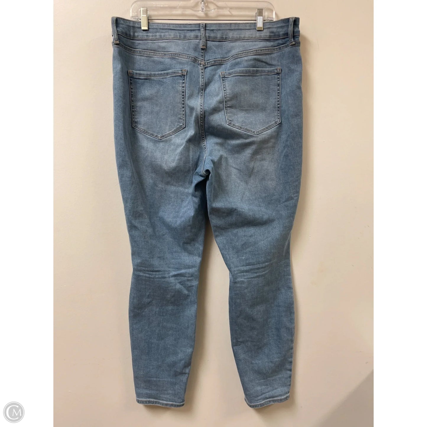 Jeans Skinny By Nine West In Blue Denim, Size: 16