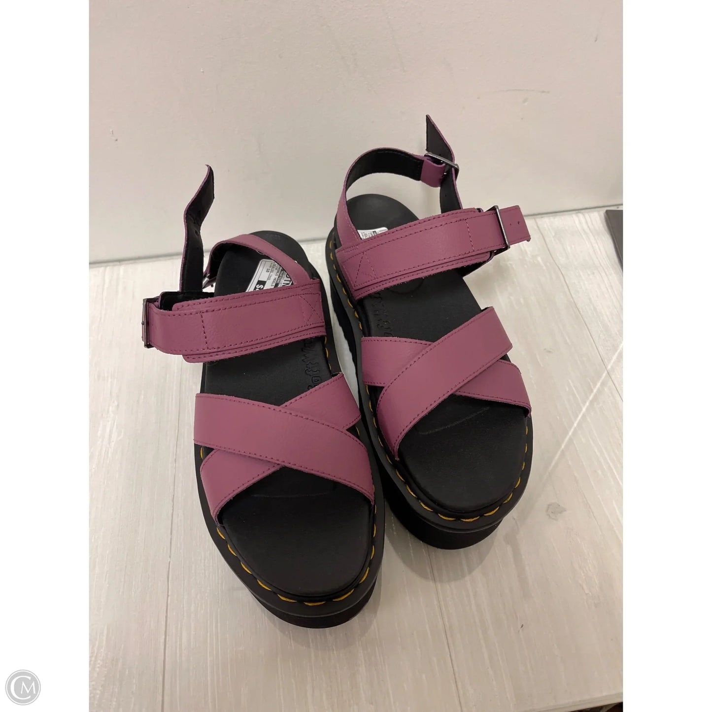 Sandals Heels Platform By Dr Martens In Pink, Size: 10