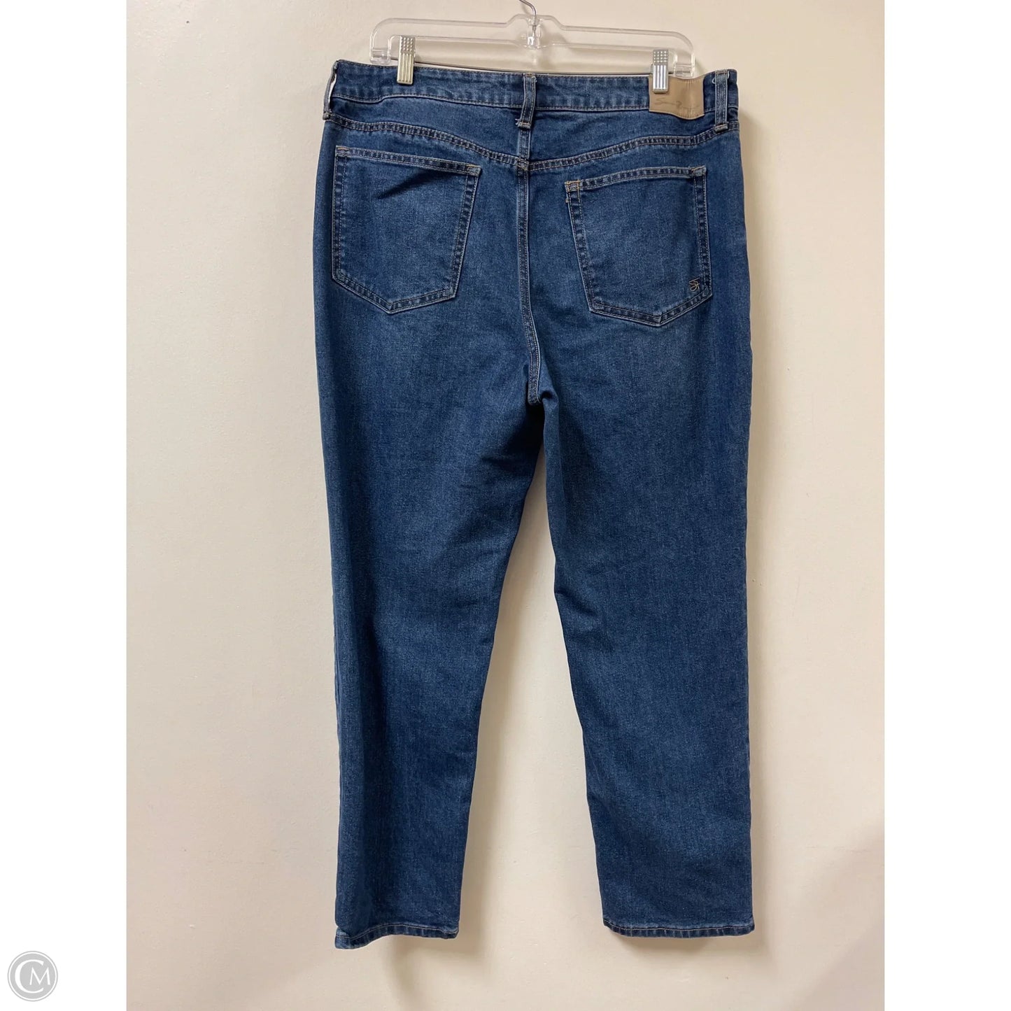 Jeans Boyfriend By Seven 7 In Blue Denim, Size: 14