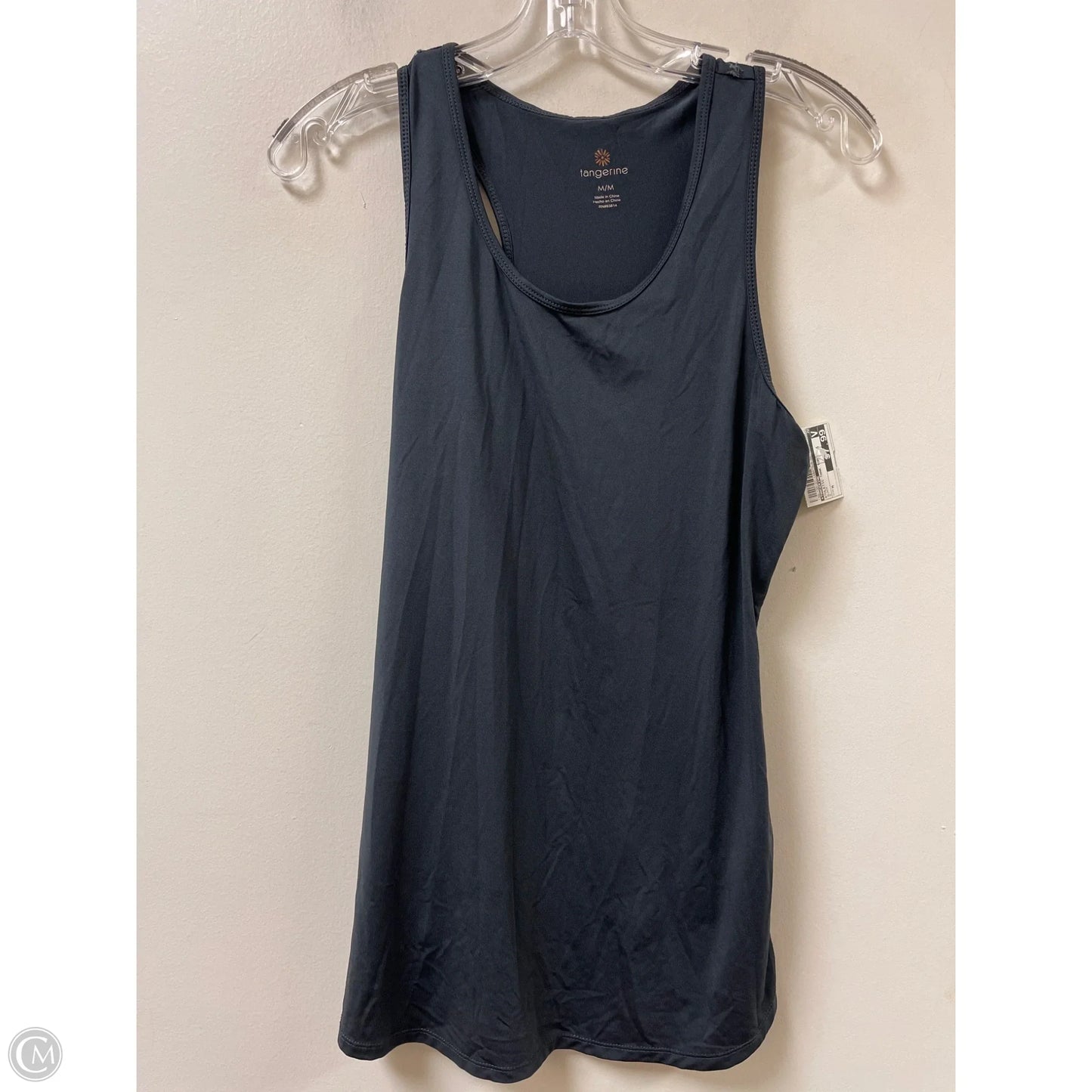 Athletic Tank Top By Tangerine In Black, Size: M