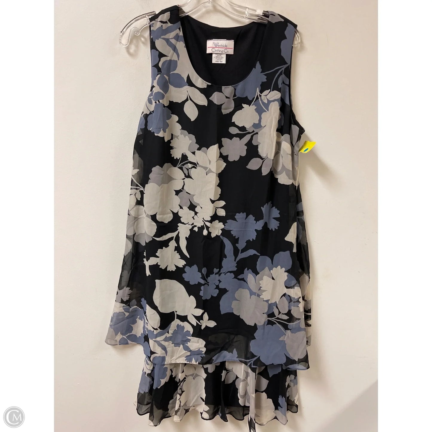 Dress Casual Midi By Clothes Mentor In Floral Print, Size: 1x