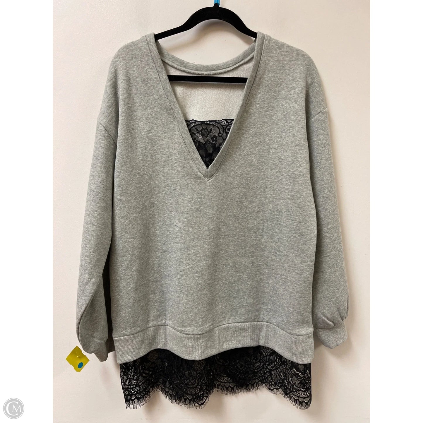 Sweater By Pilcro In Grey, Size: Xs