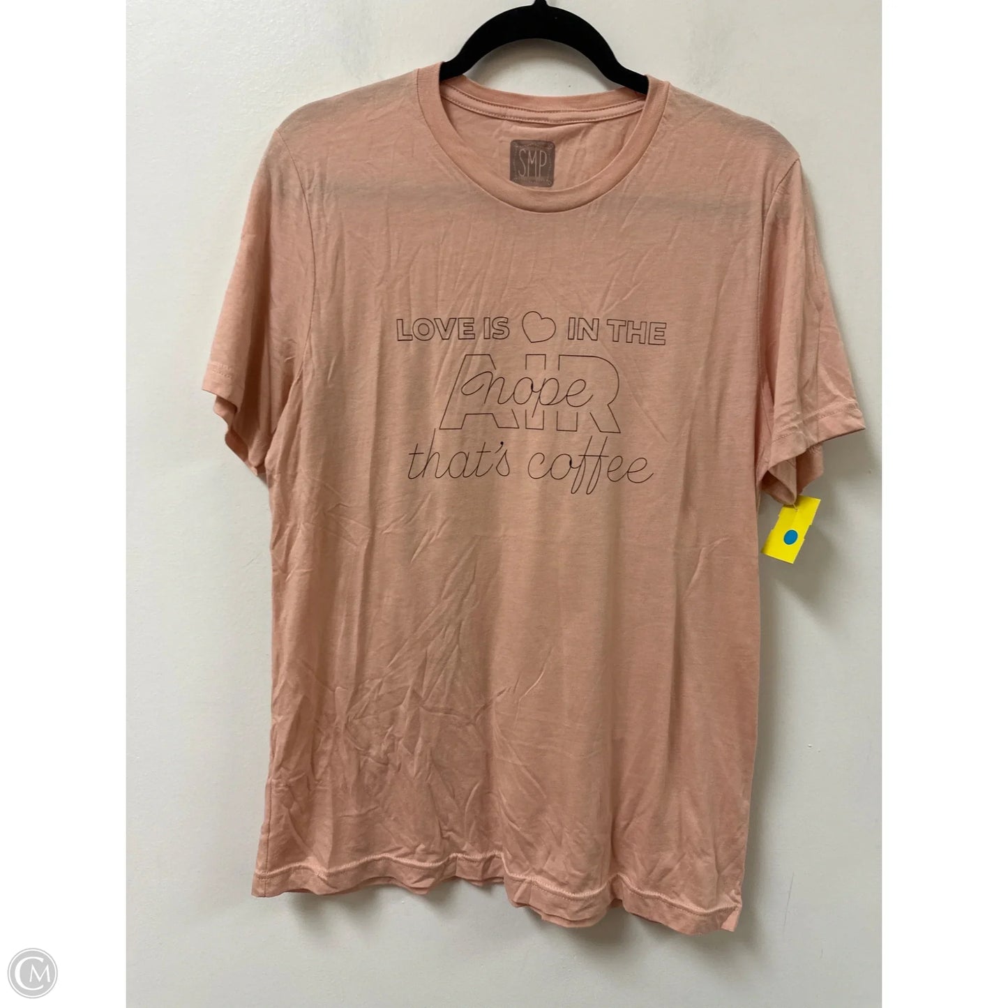 Top Short Sleeve By Clothes Mentor In Peach, Size: L