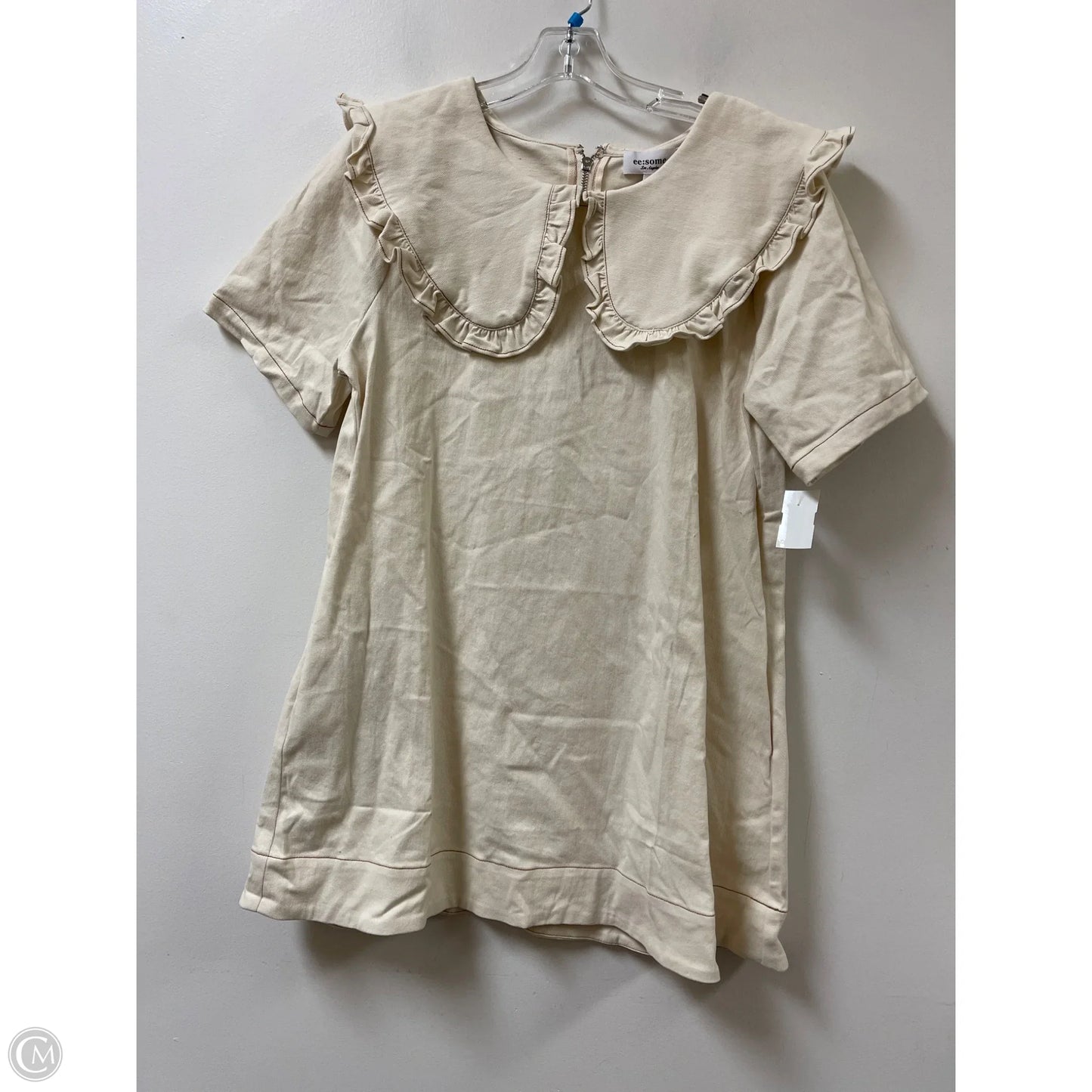 Dress Casual Midi By Ee Some In Cream, Size: M