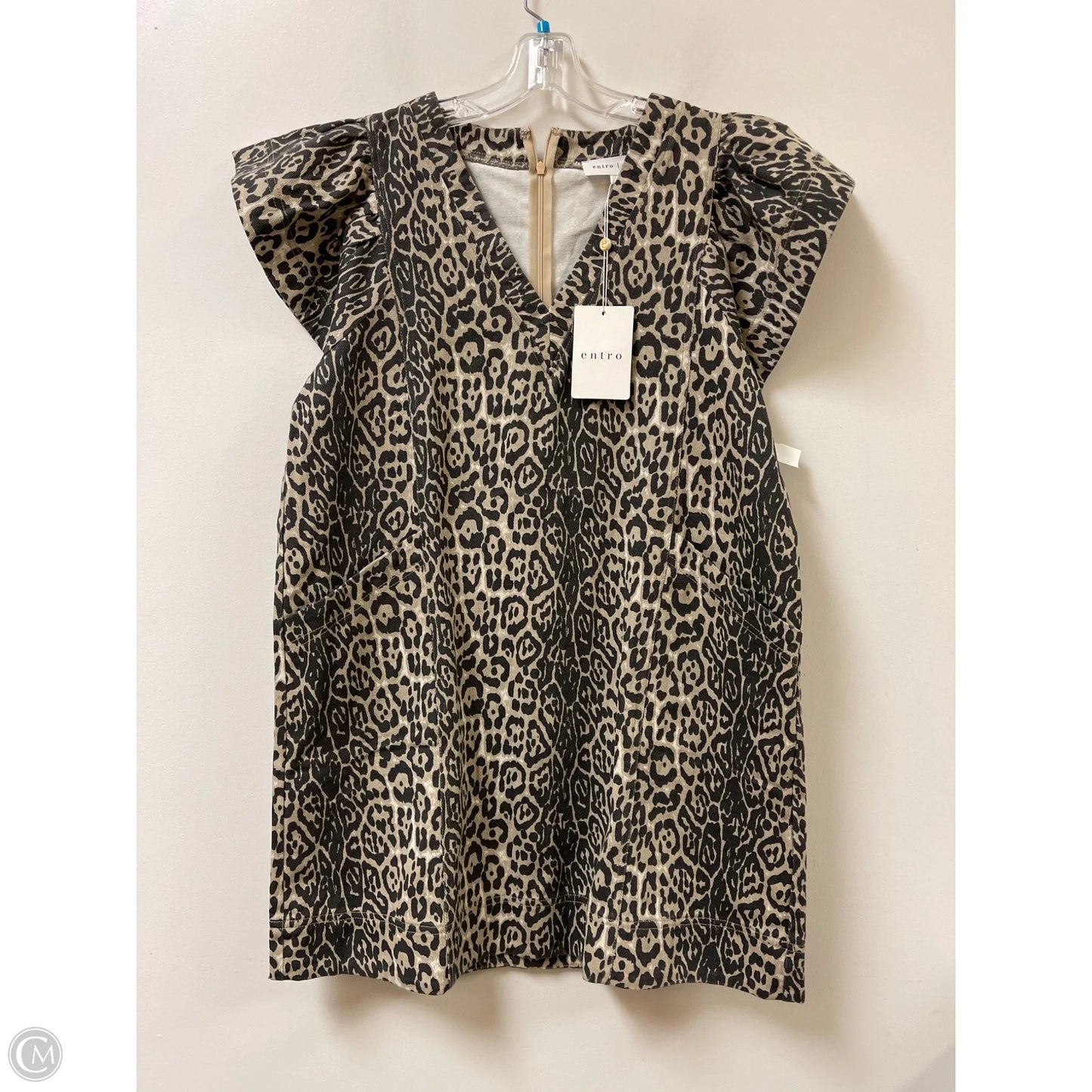 Dress Casual Midi By Entro In Animal Print, Size: L