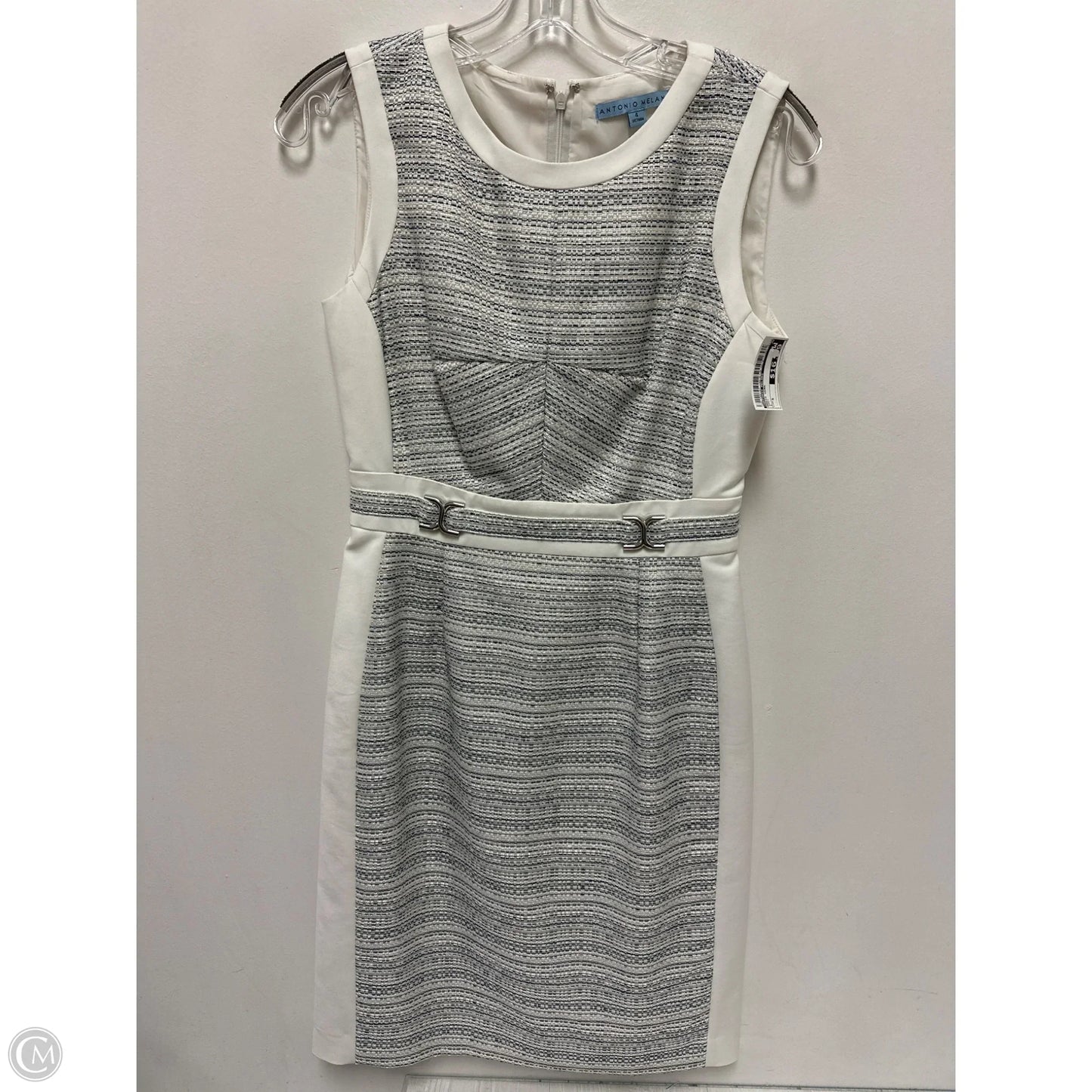 Dress Work By Antonio Melani In Grey, Size: S