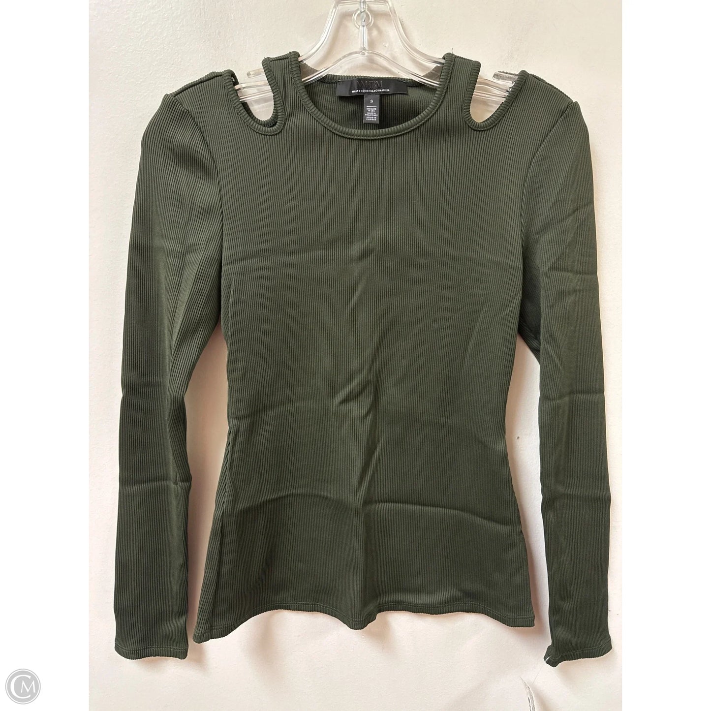 Top Long Sleeve By White House Black Market In Green, Size: S