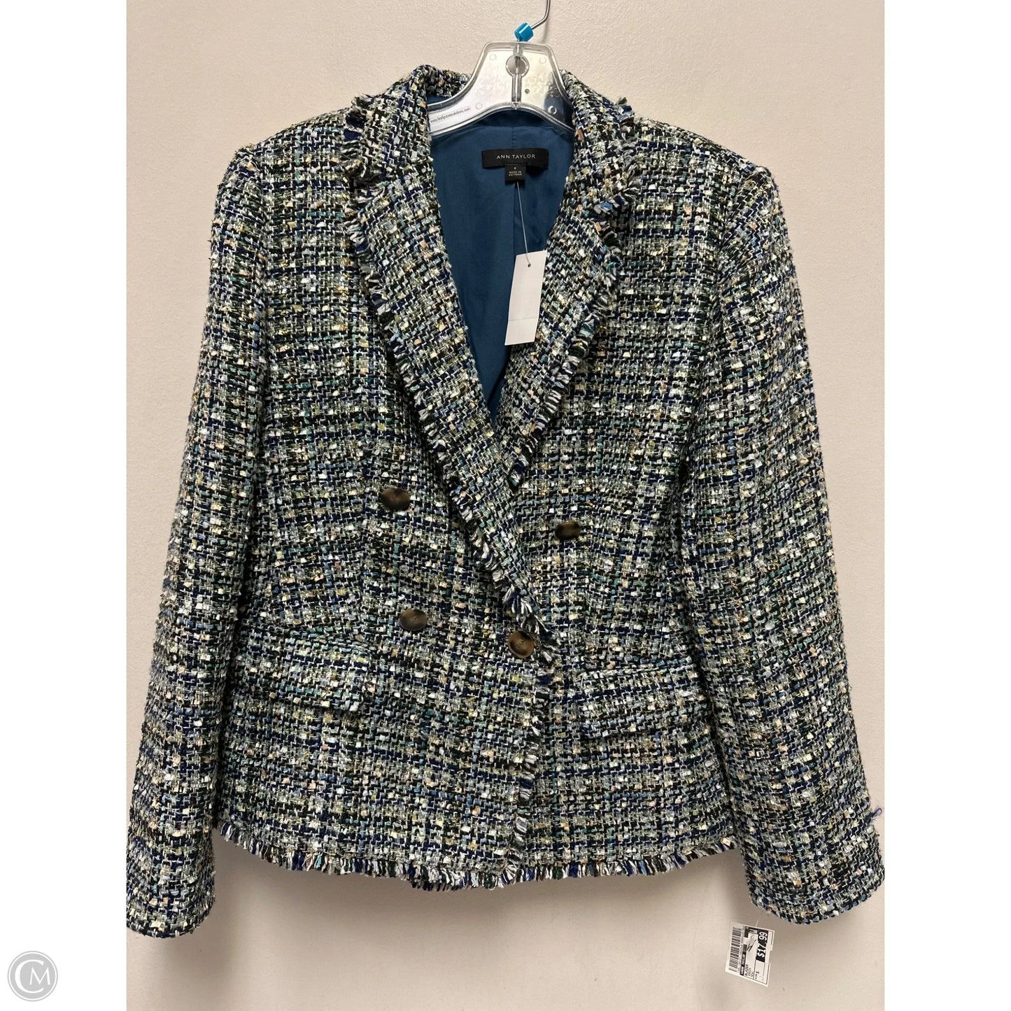 Blazer By Ann Taylor In Green, Size: S