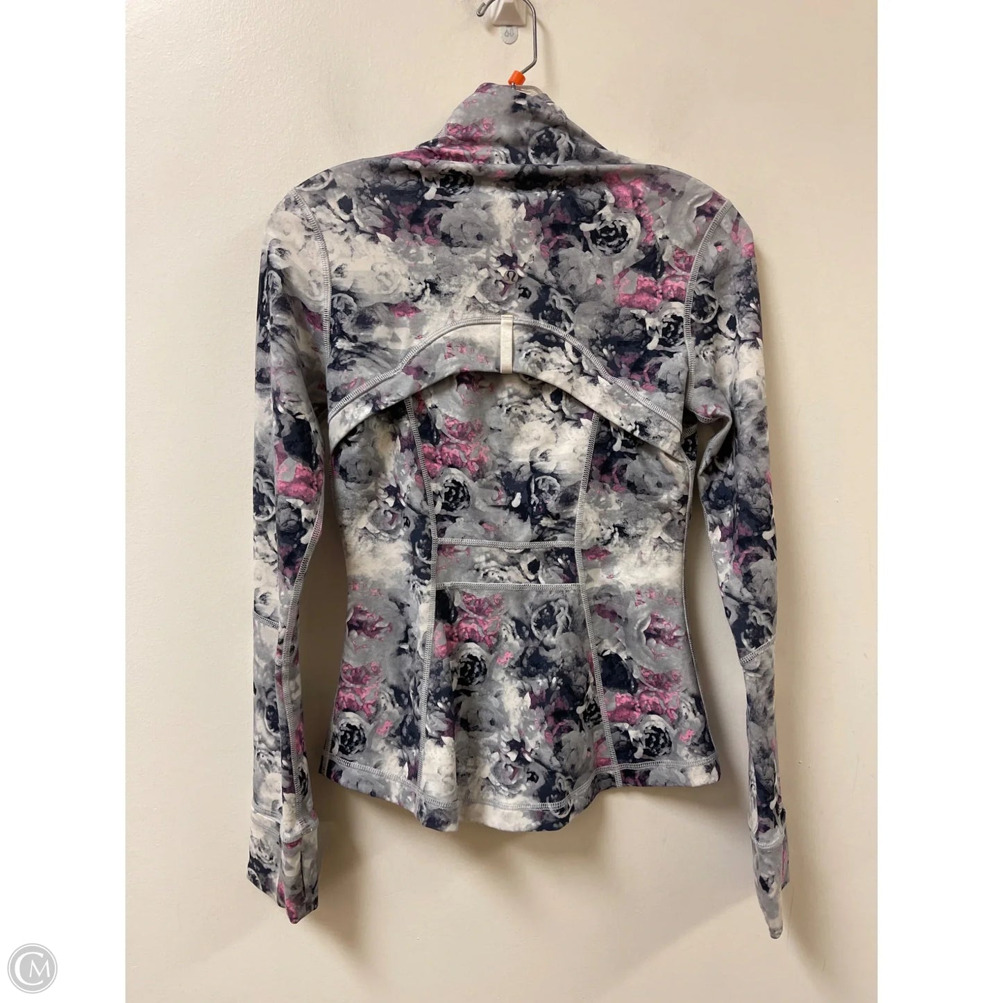 Athletic Jacket By Lululemon In Rose Gold, Size: 4