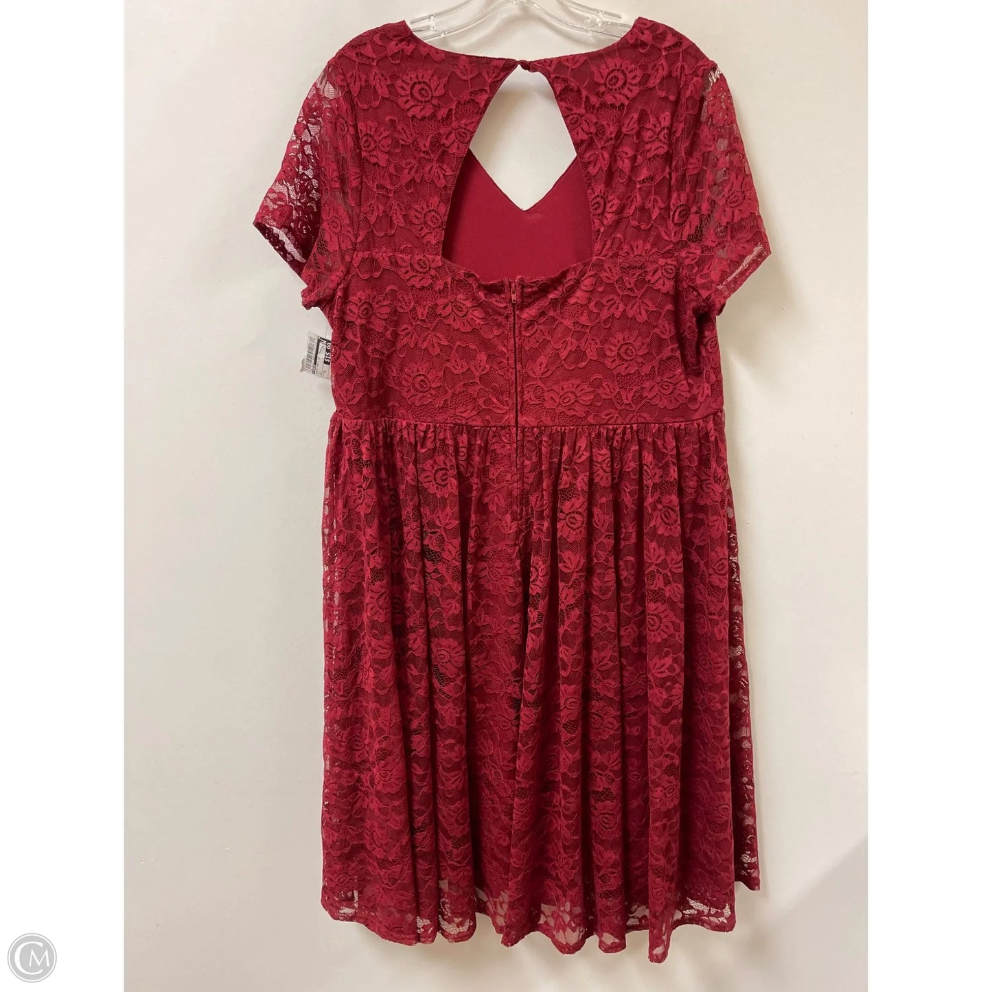 Dress Party Midi By Torrid In Red, Size: Xl