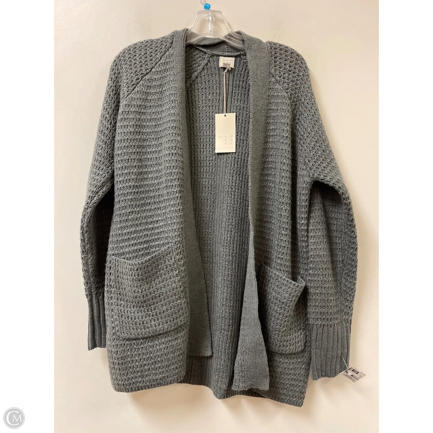 Sweater Cardigan By A New Day In Grey, Size: M