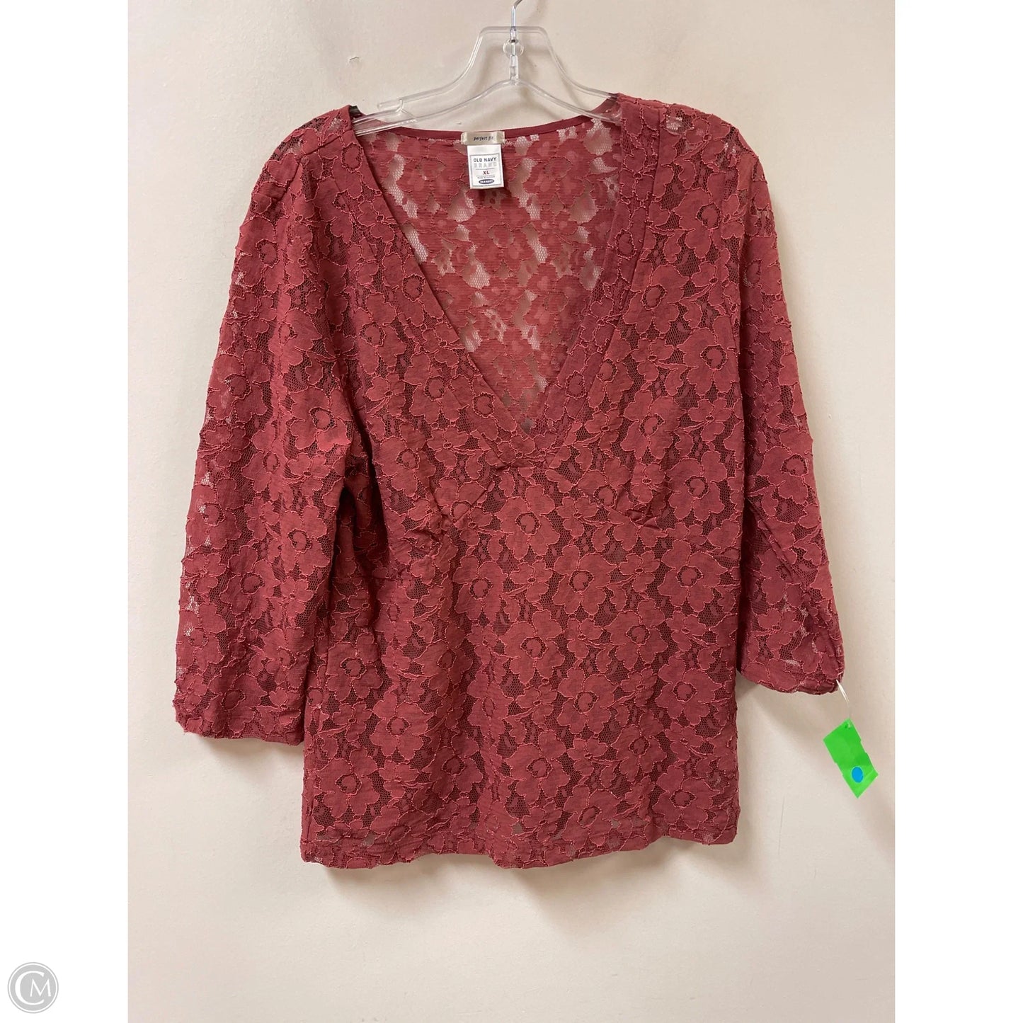 Top Long Sleeve By Old Navy In Pink, Size: Xl