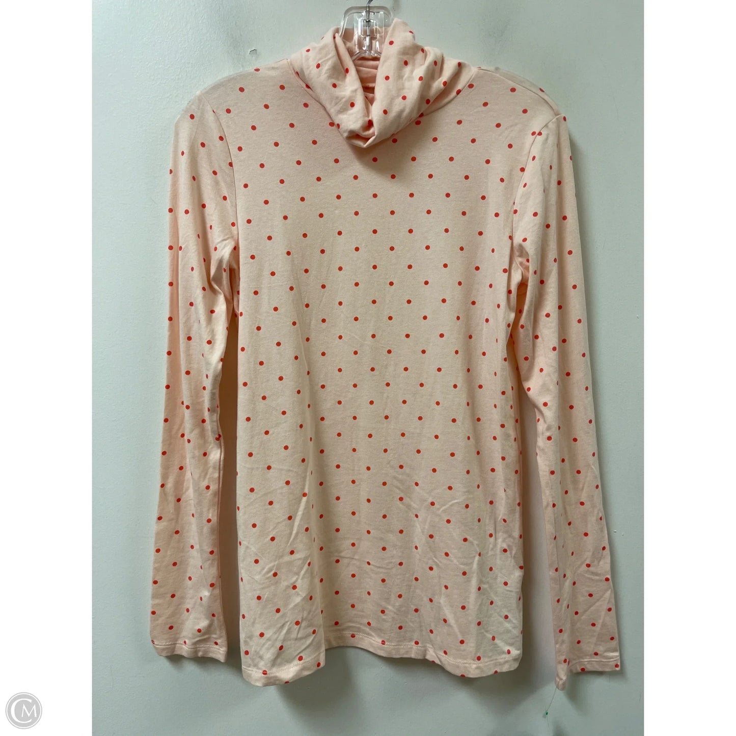 Top Long Sleeve By Gap In Polkadot Pattern, Size: S