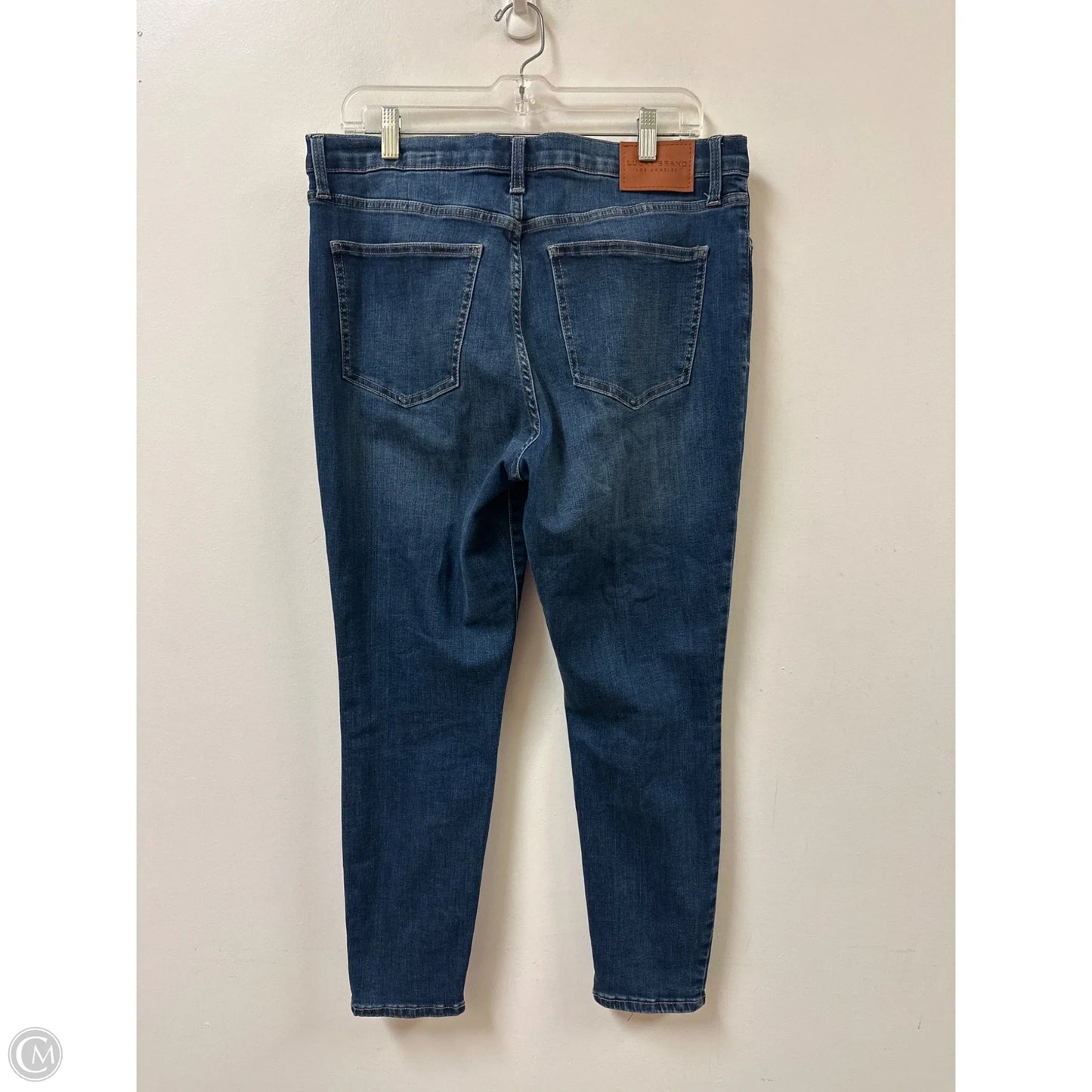 Jeans Skinny By Lucky Brand In Blue Denim, Size: 14