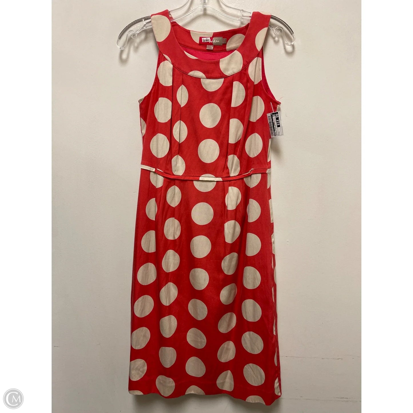 Dress Casual Midi By Boden In Polkadot Pattern, Size: S