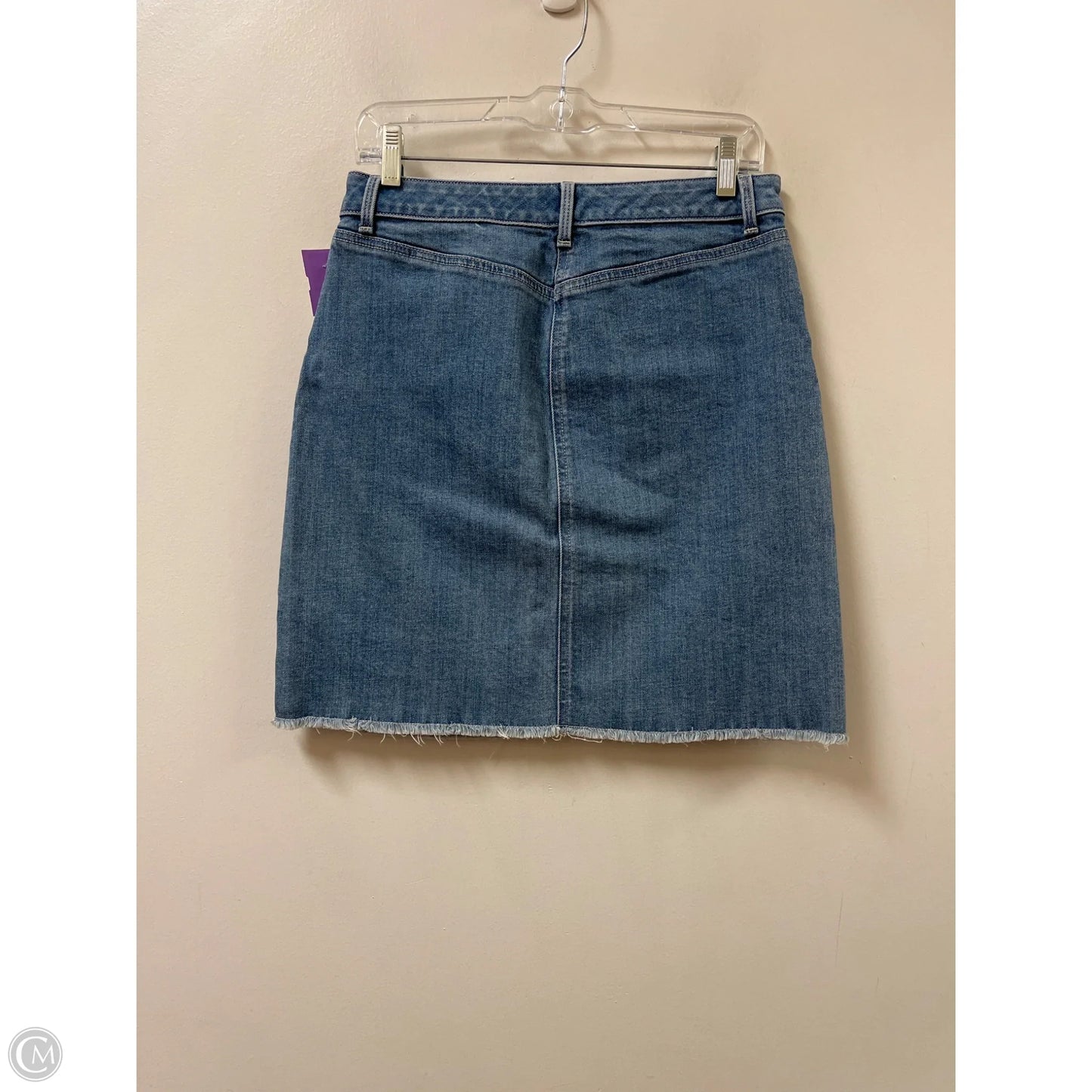 Skirt Mini & Short By Talbots In Blue Denim, Size: 2