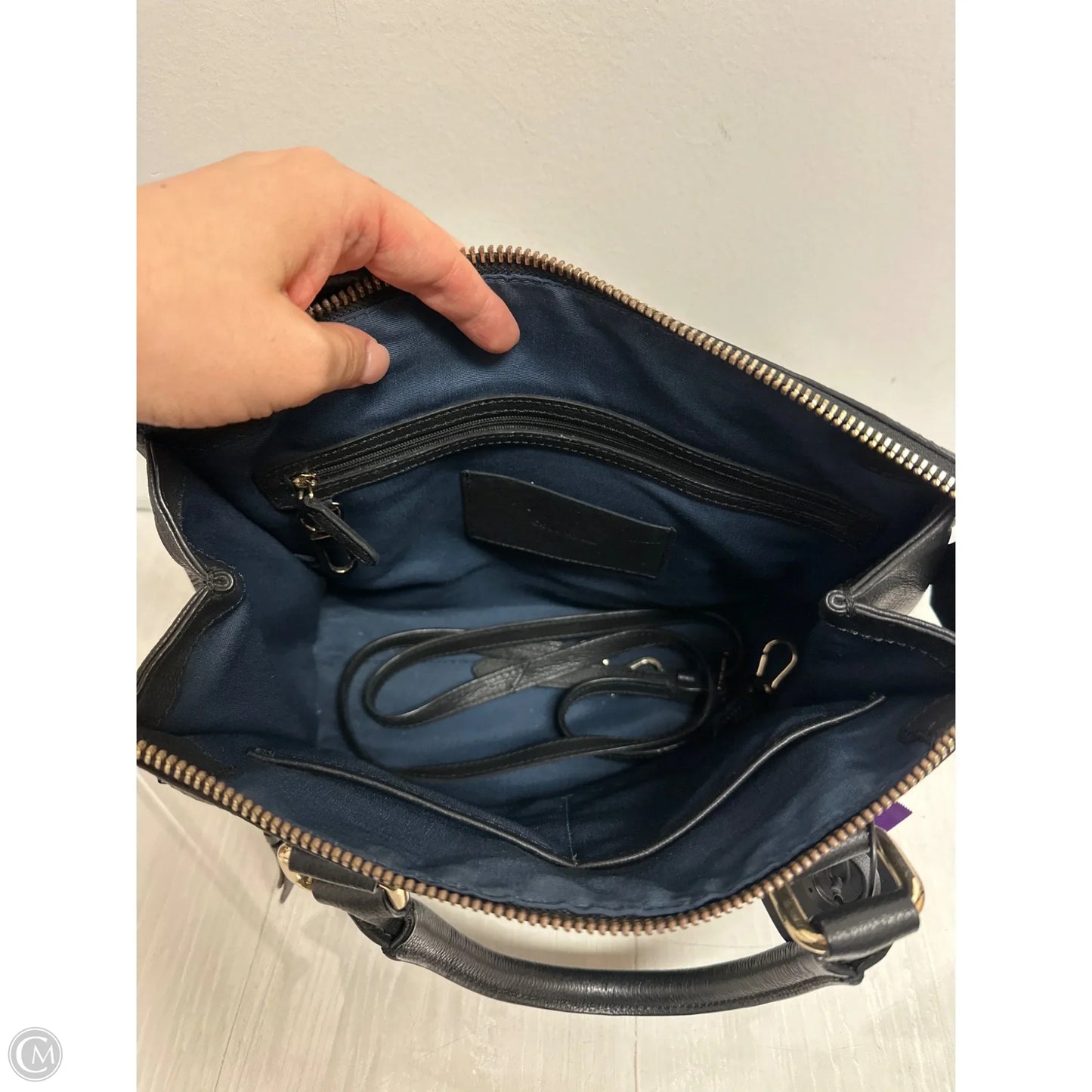 Handbag Leather By Cole-haan, Size: Medium