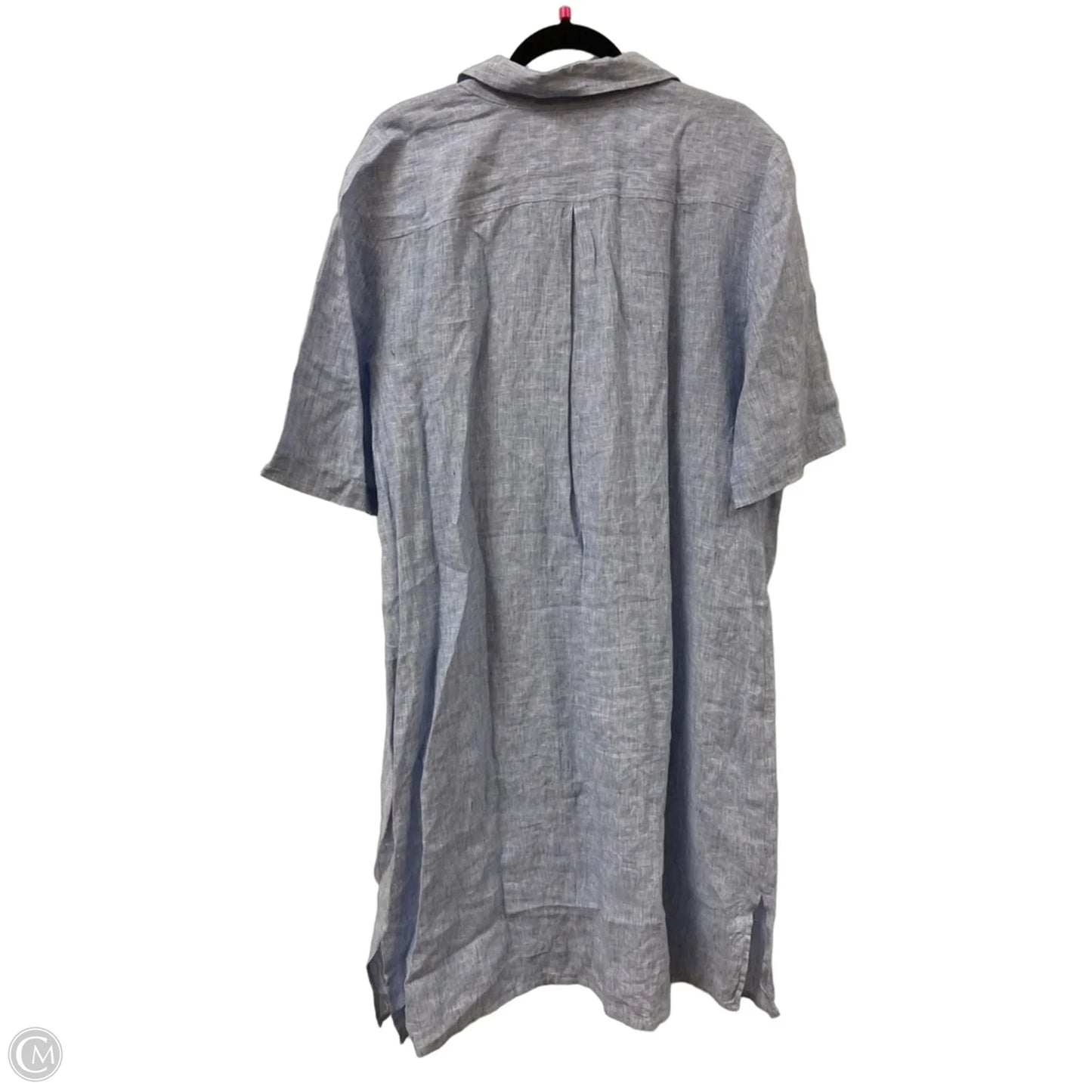 Dress Casual Midi By Chicos In Blue, Size: Xl