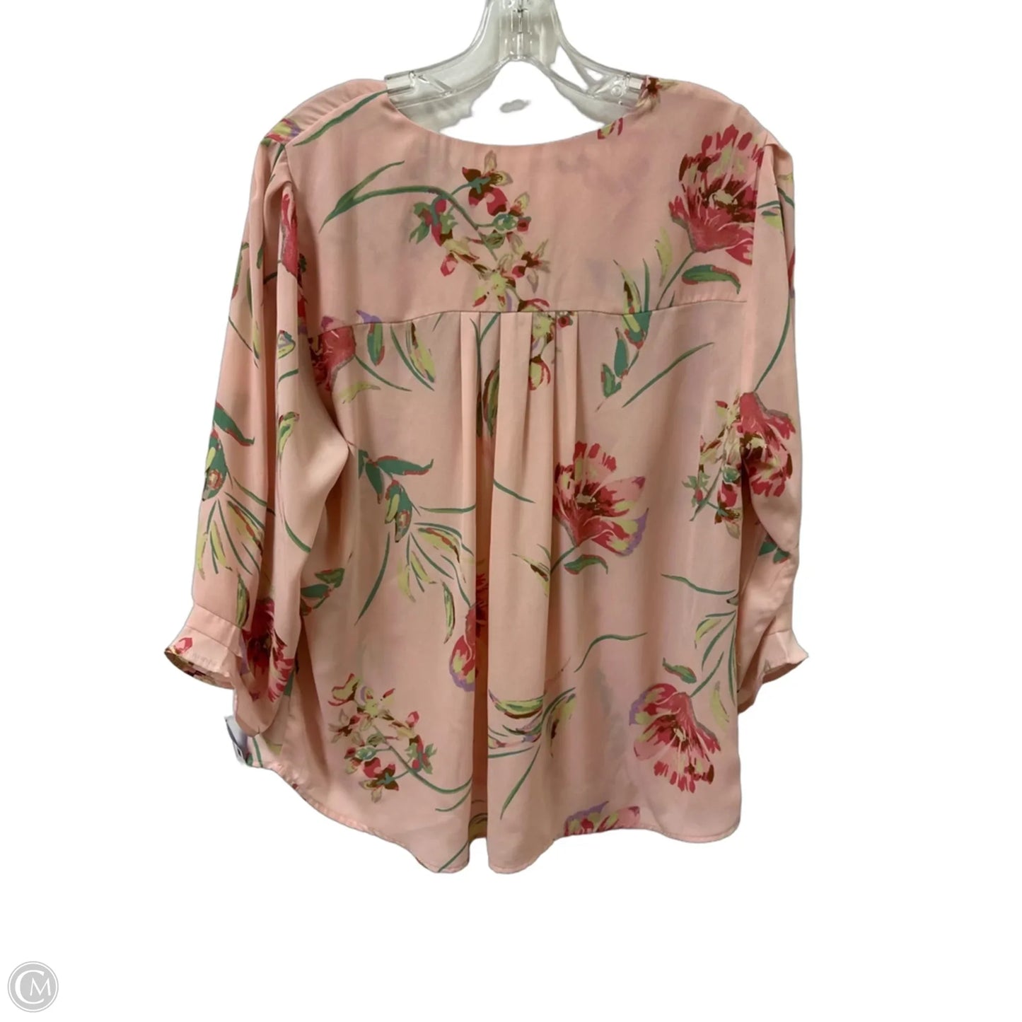 Top Long Sleeve By Dr2 In Pink, Size: Xl