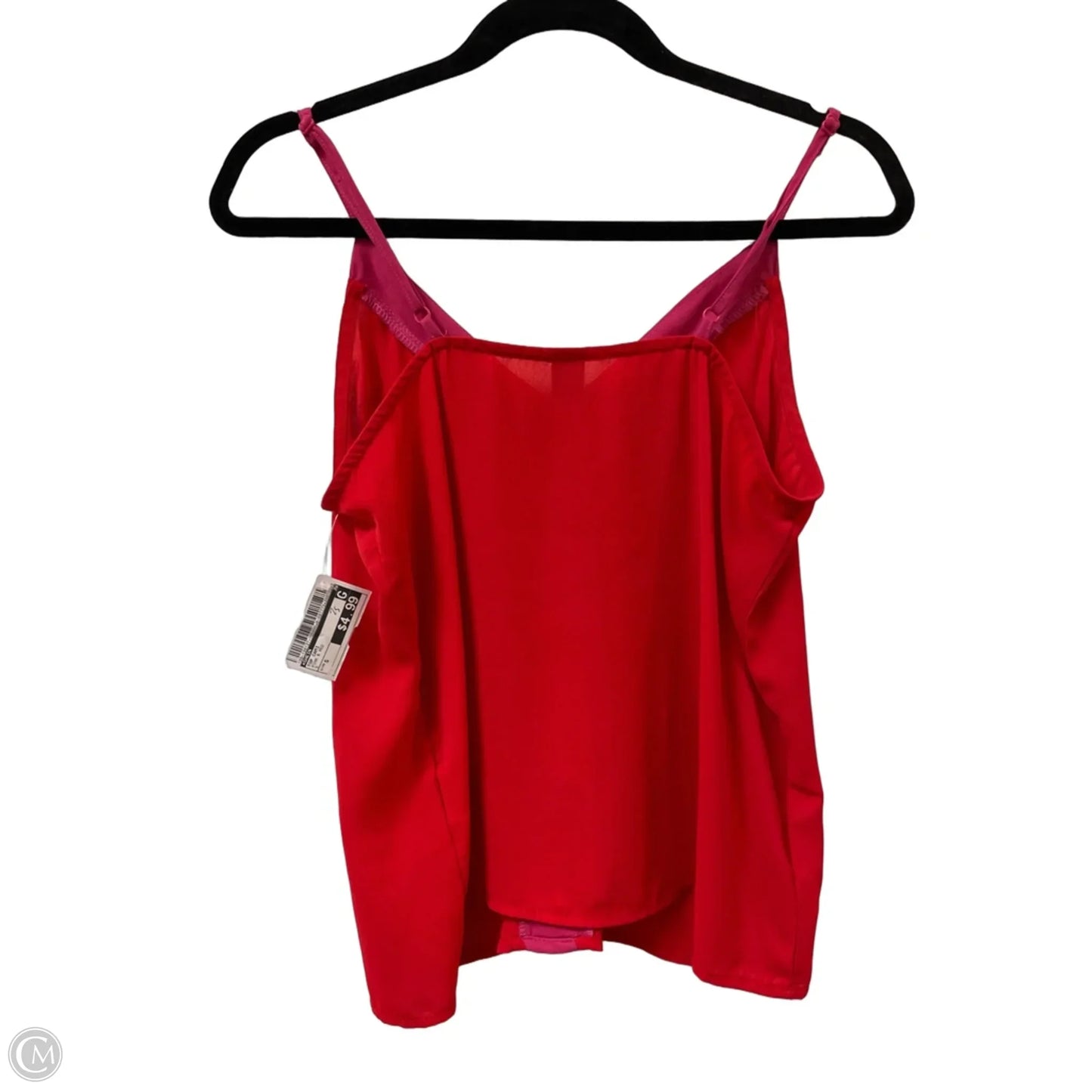 Top Cami By Shein In Pink & Red, Size: S