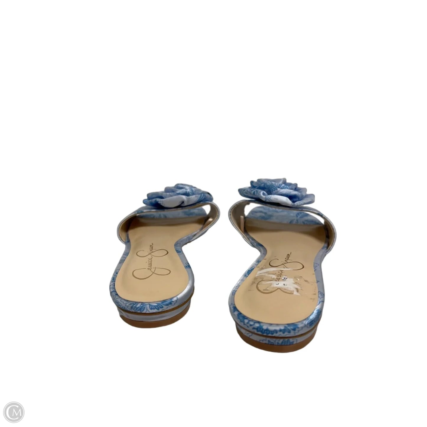 Sandals Flats By Jessica Simpson In Blue, Size: 7.5