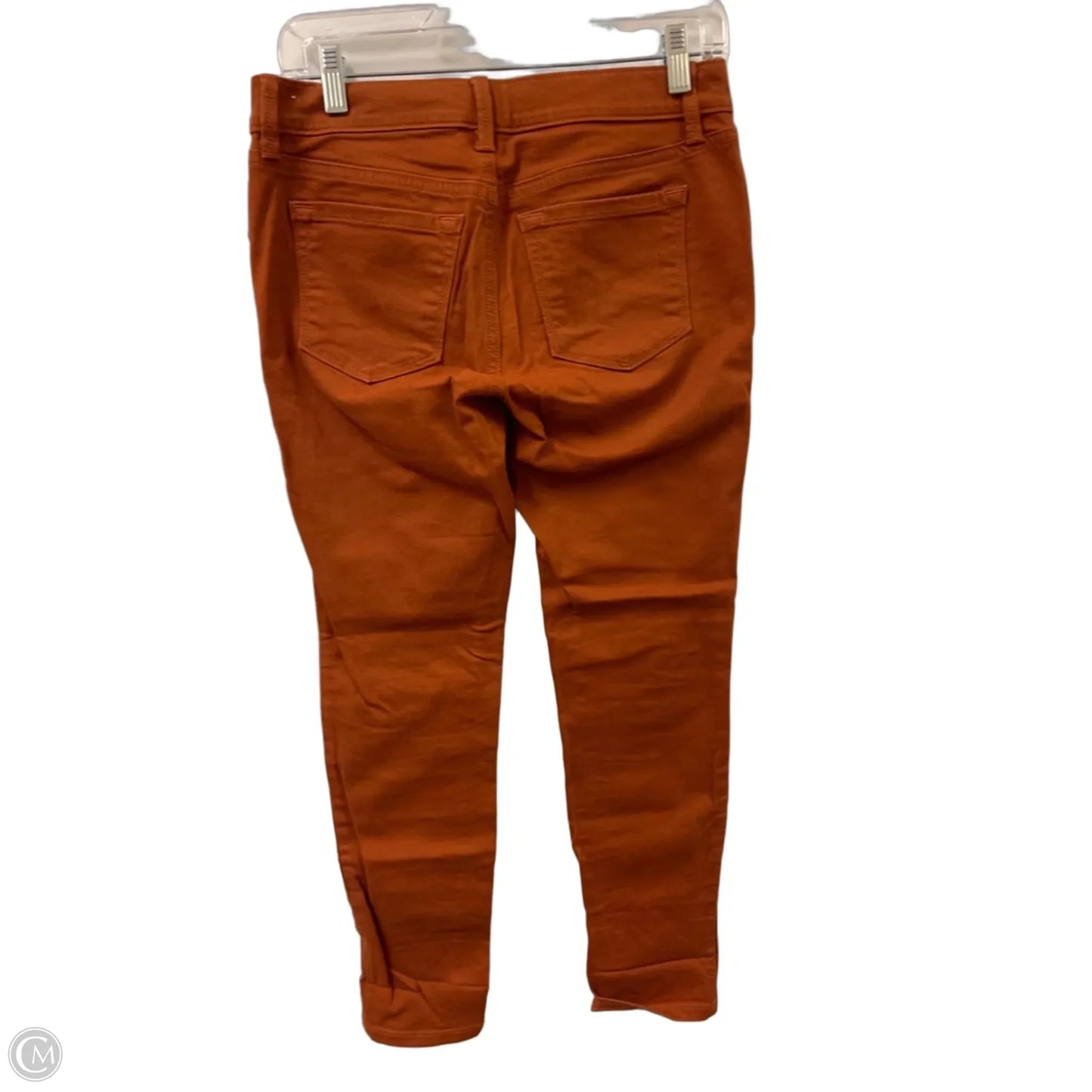 Jeans Skinny By Loft In Orange, Size: 2