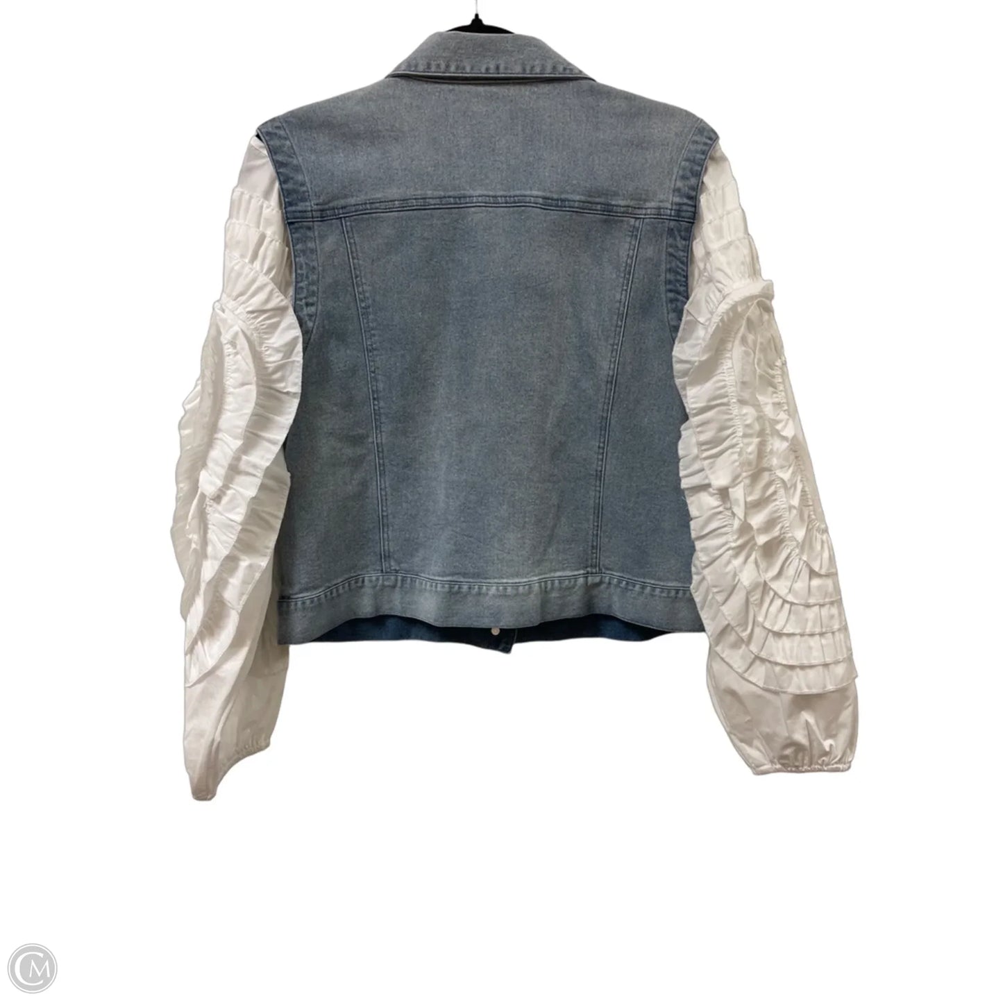 Jacket Denim By Cmb In Blue Denim, Size: M